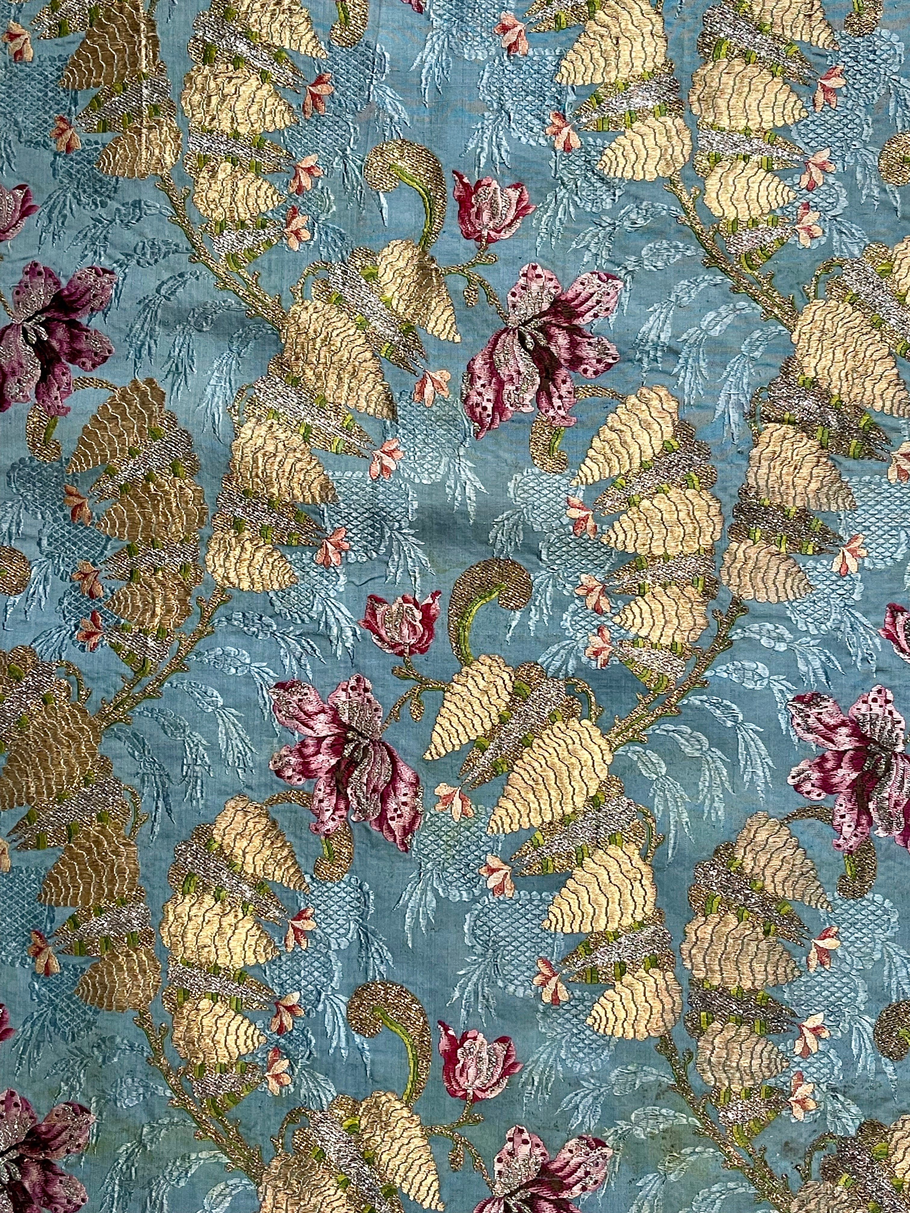18th Century Lyon Silk Brocade