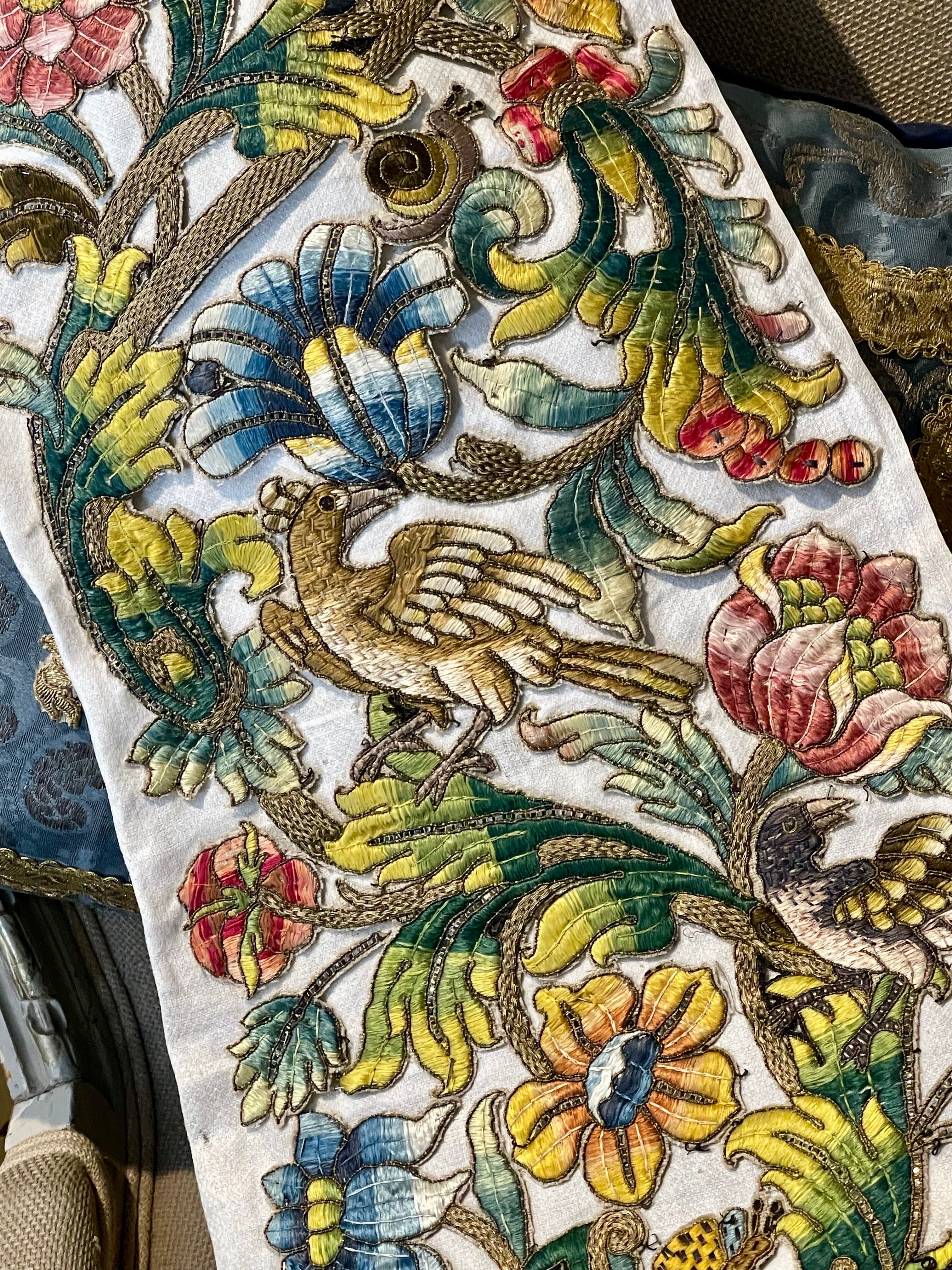17th Century Needlework Slips