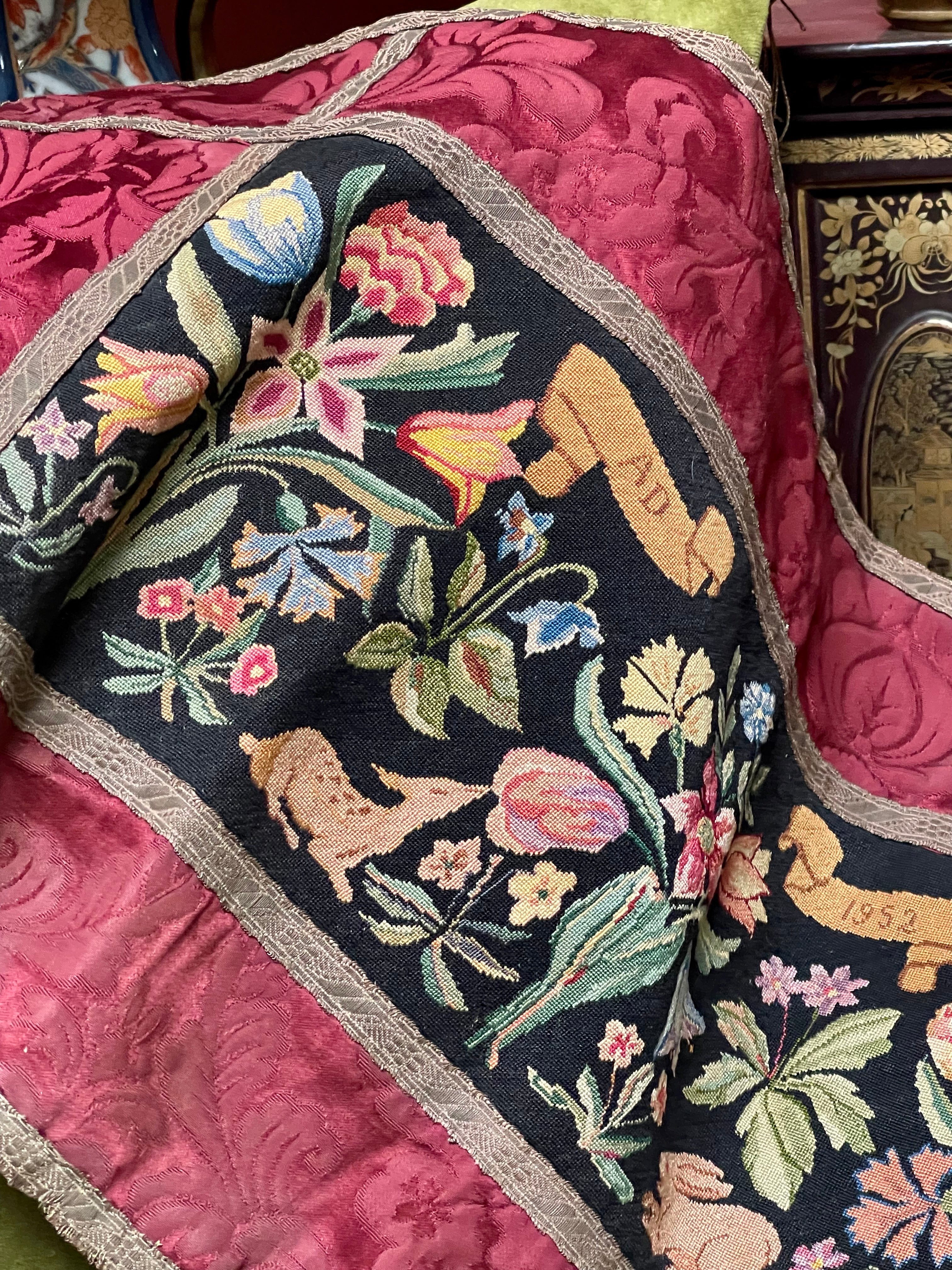 English Needlework Table Runner