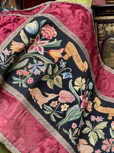 English Needlework Table Runner