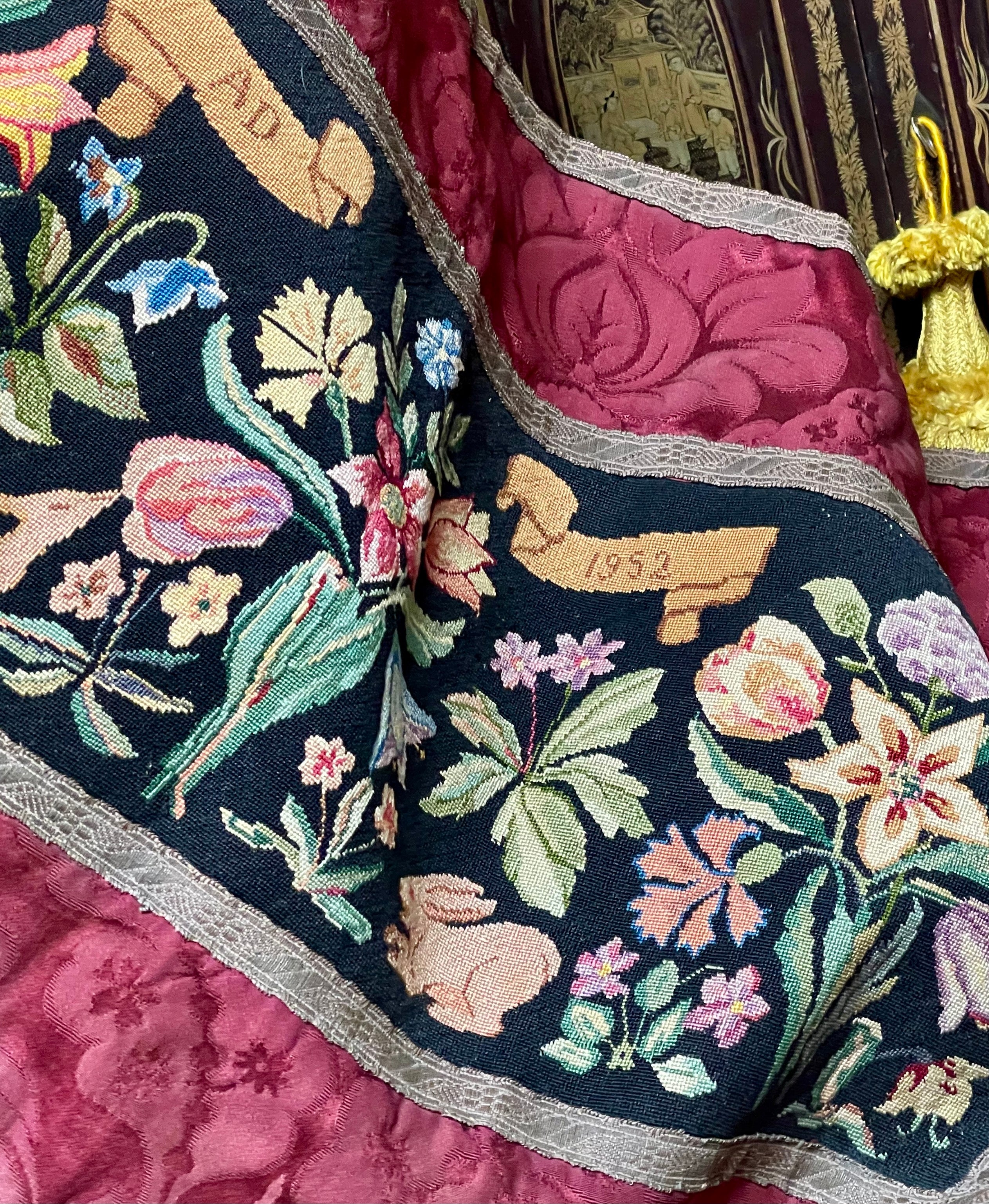 English Needlework Table Runner