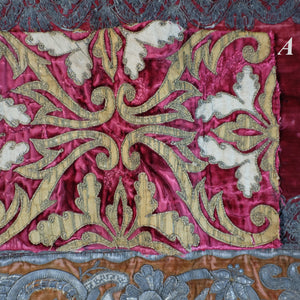 17th Century Venetian Silk Velvet Panel