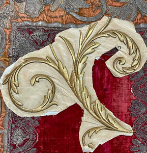 19th Century Goldwork Applique