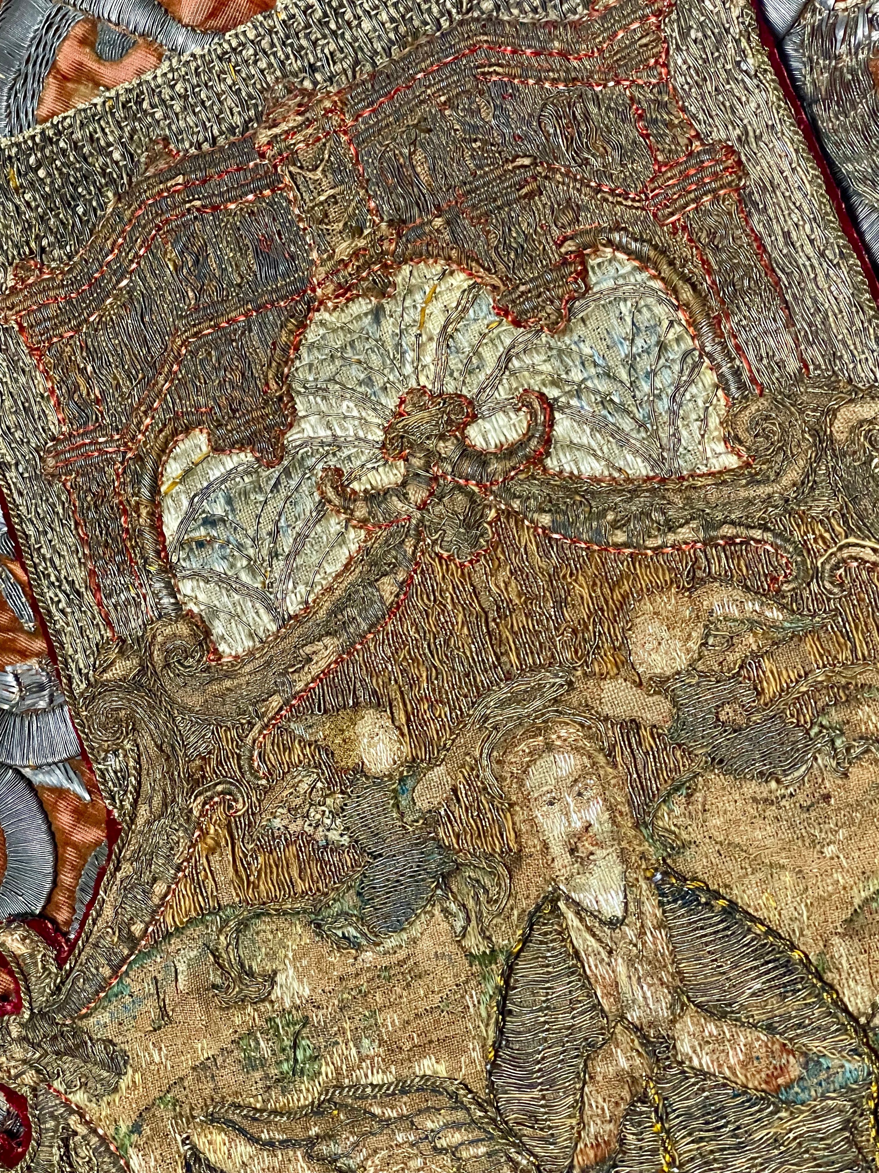 Medieval Embroidered Orphrey Panel