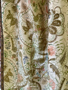 18th Century French Silk Brocade Cover