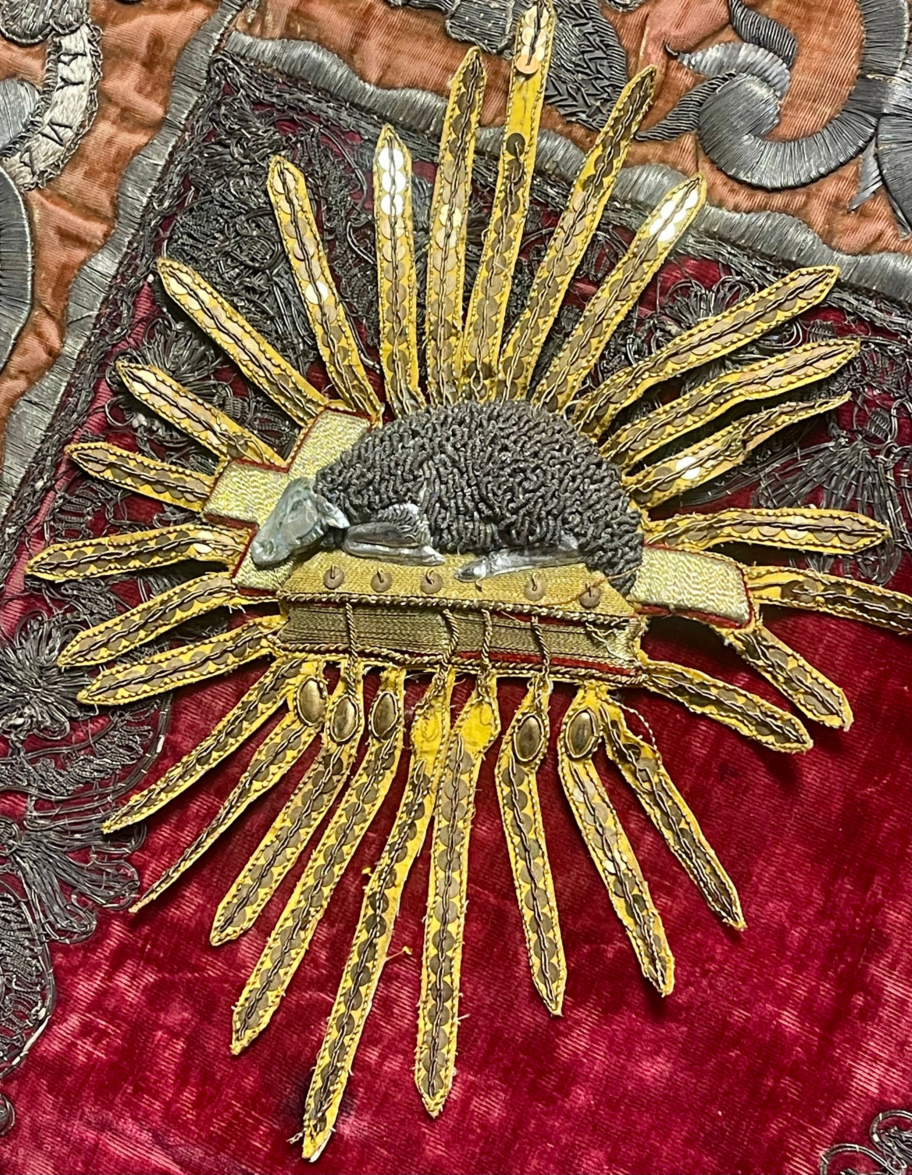 Antique Lamb of God Ecclesiastic Applique