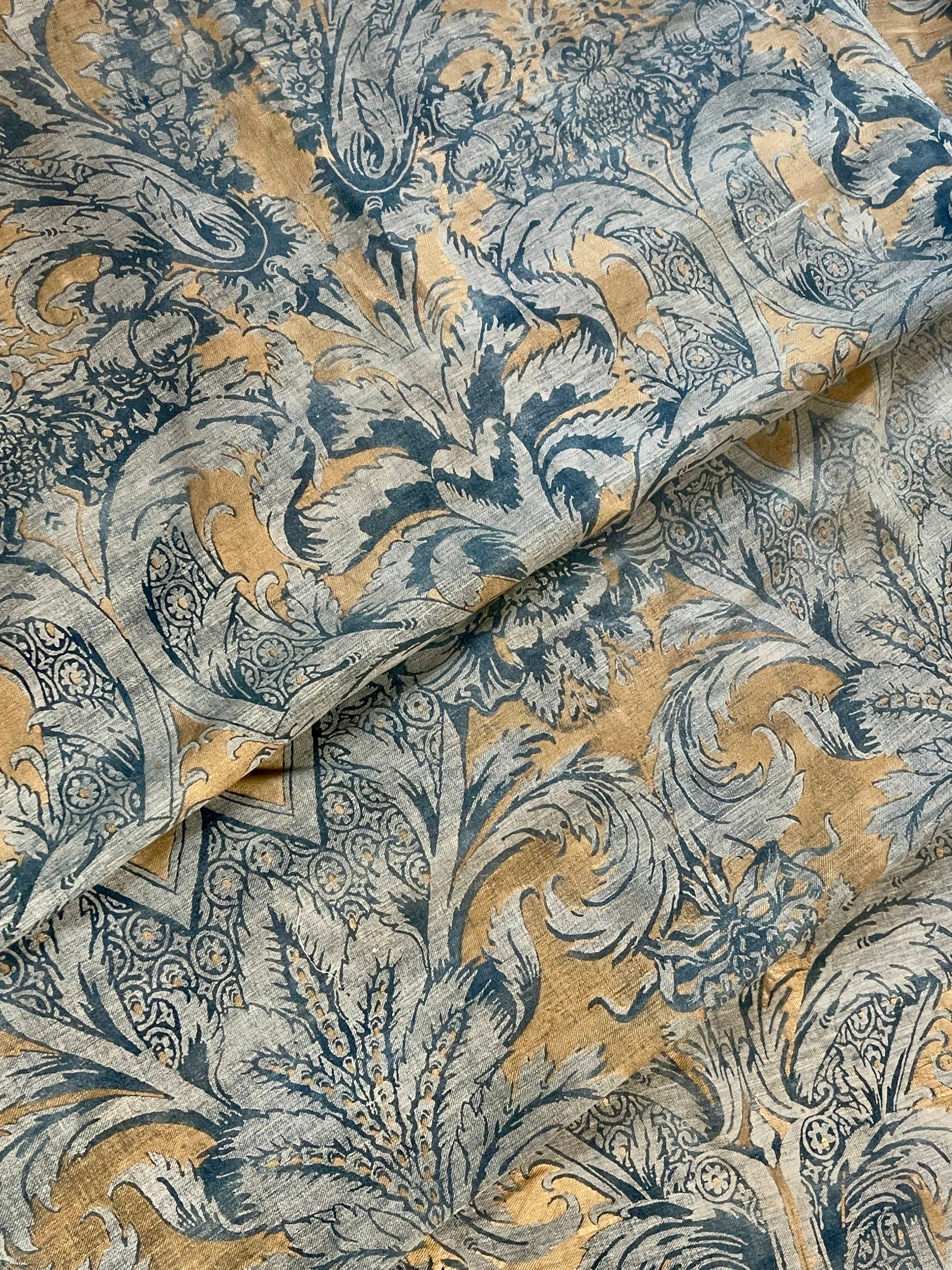 Magnificent Venetian Printed Linen