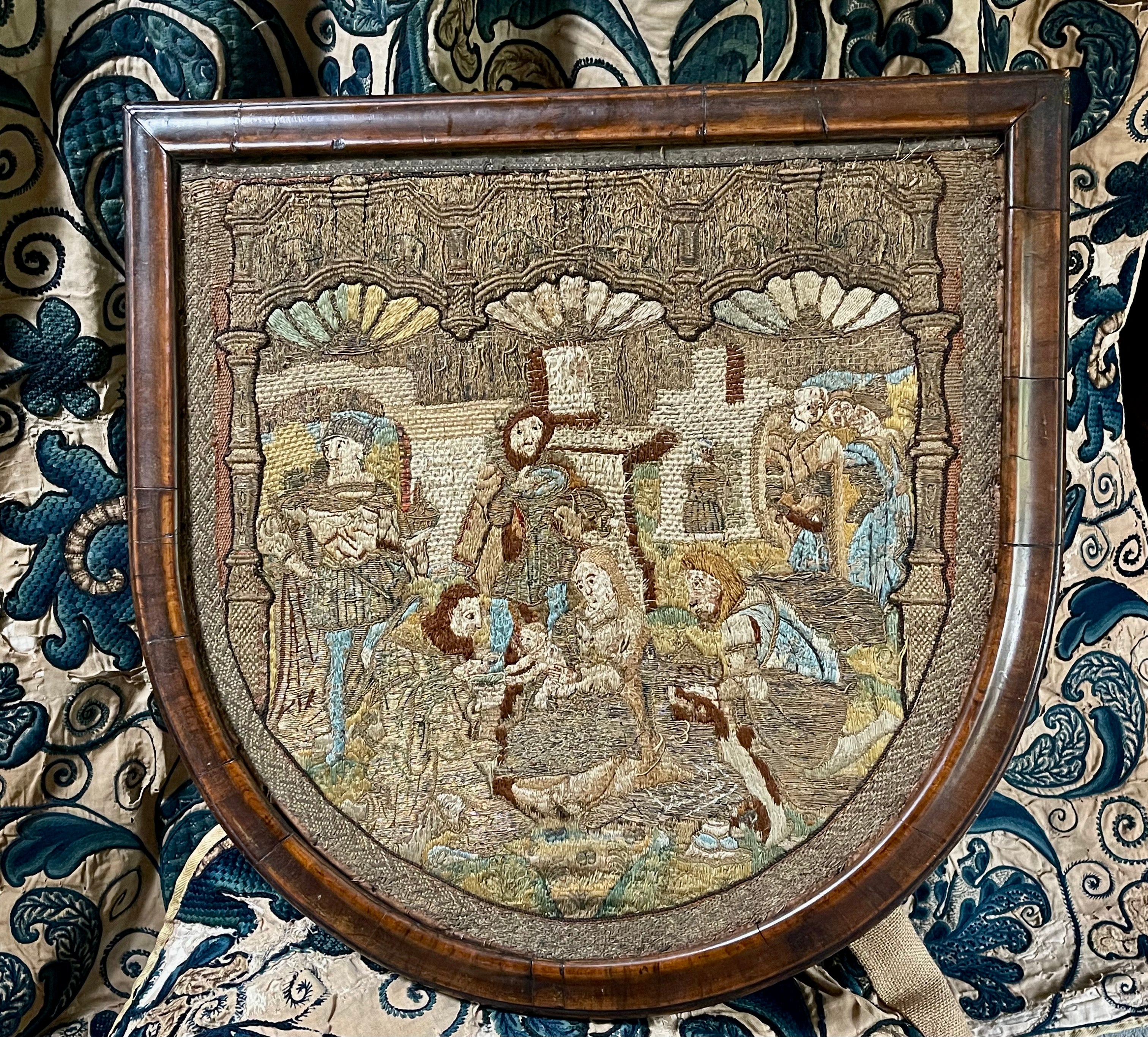 Medieval Needlework Panel Opus Anglicanum