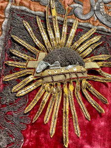Antique Lamb of God Ecclesiastic Applique