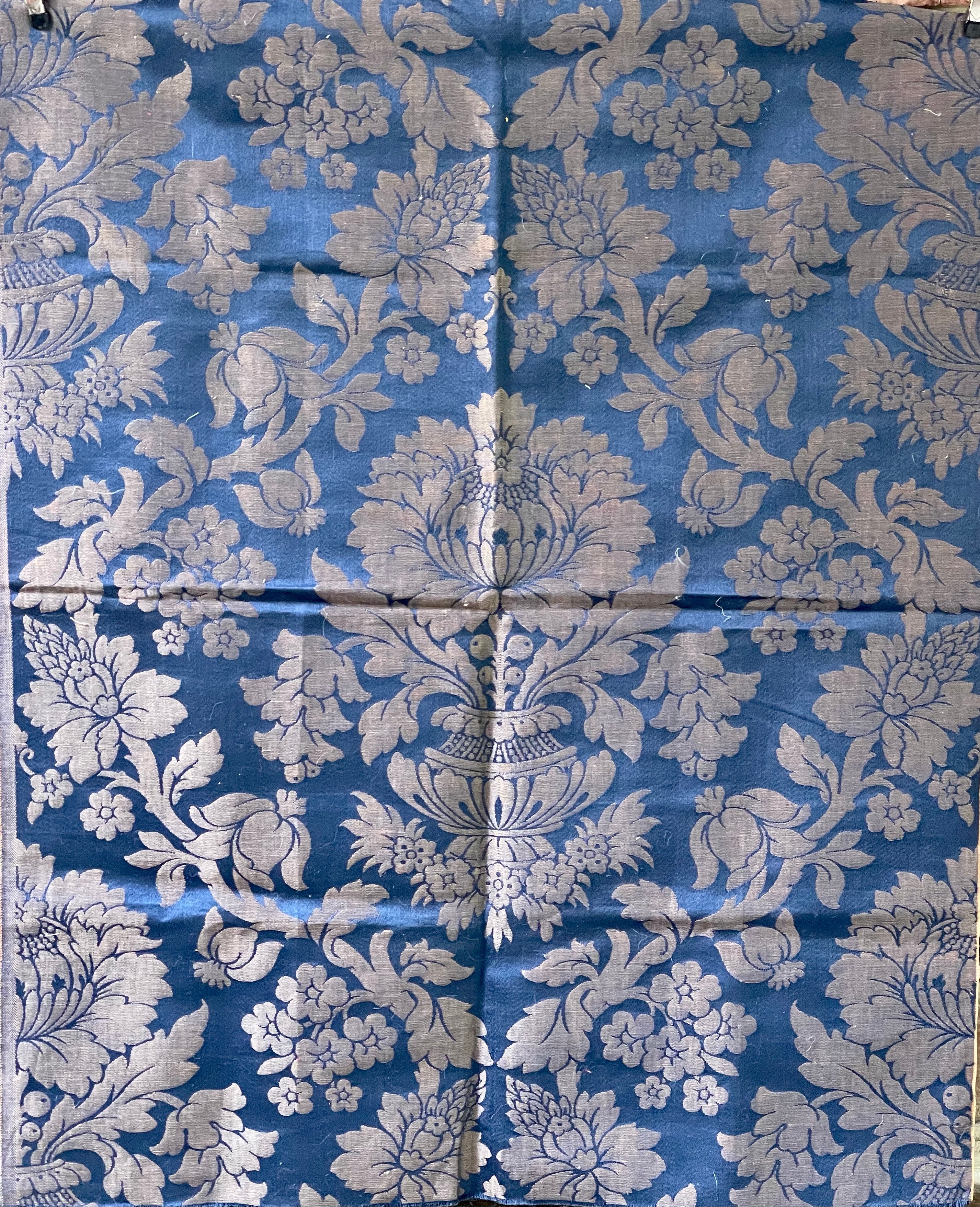 Antique Italian Silk Brocade Fabric