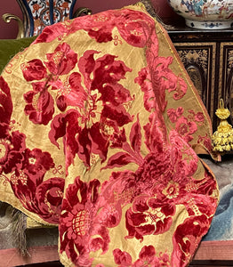 Venetian Cisele Silk Velvet Early 18th Century