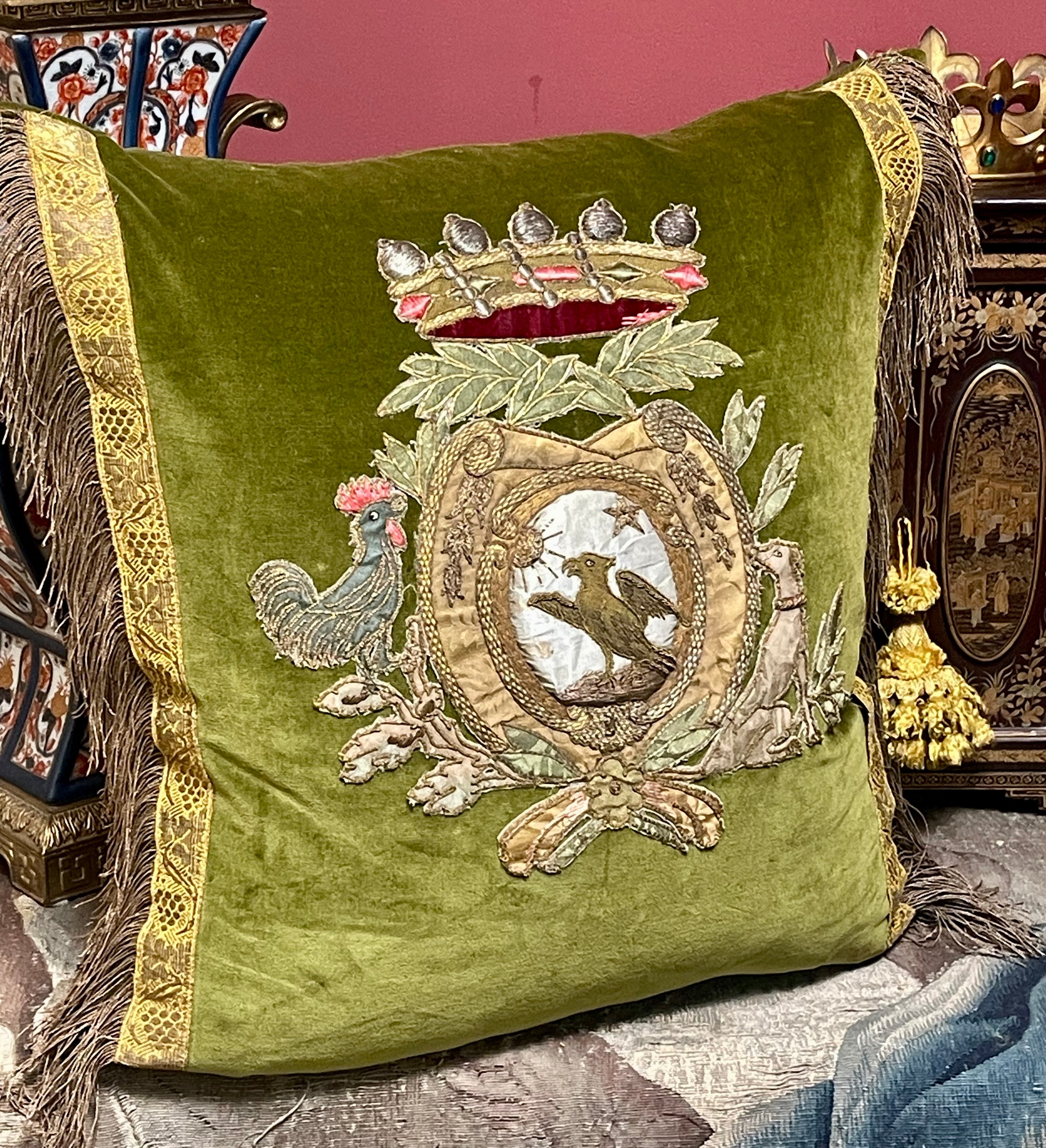 Antique Coat of Arms Cushion (Copy)