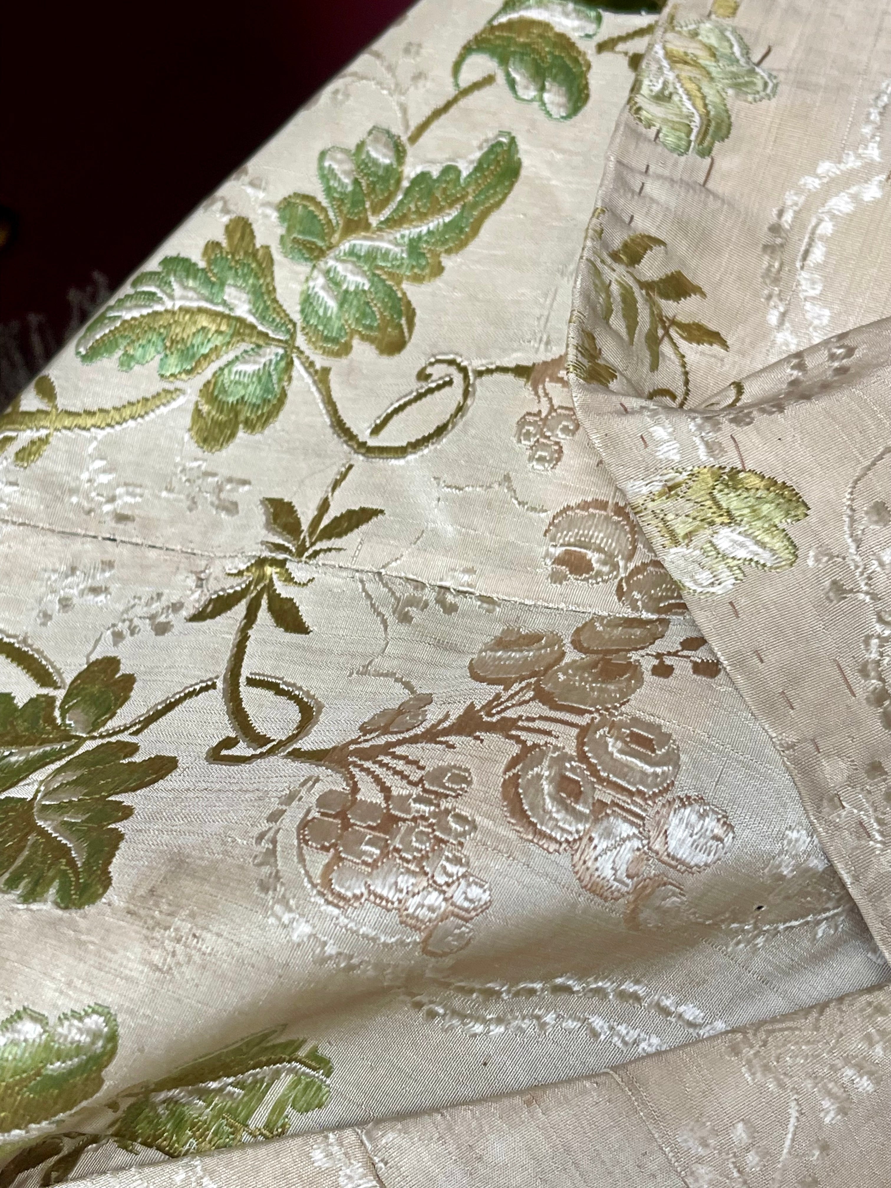 18th Century English Spitalfields Silk Costume Panels