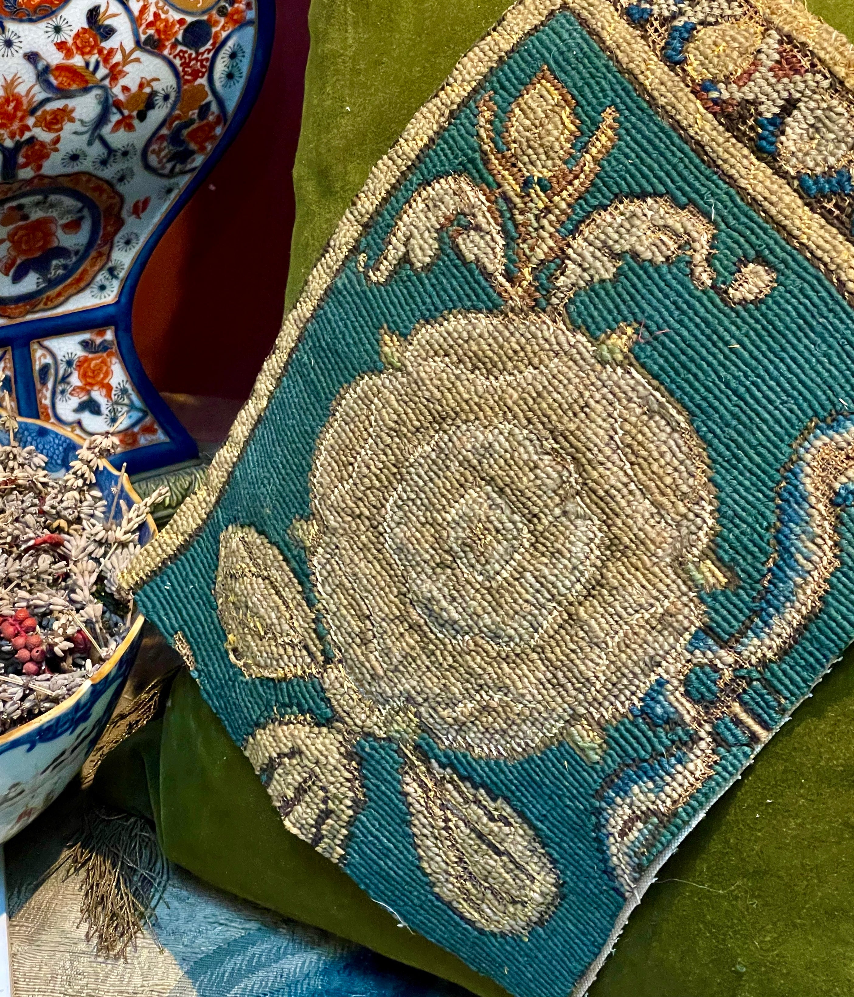 17th Century Needlework Panel