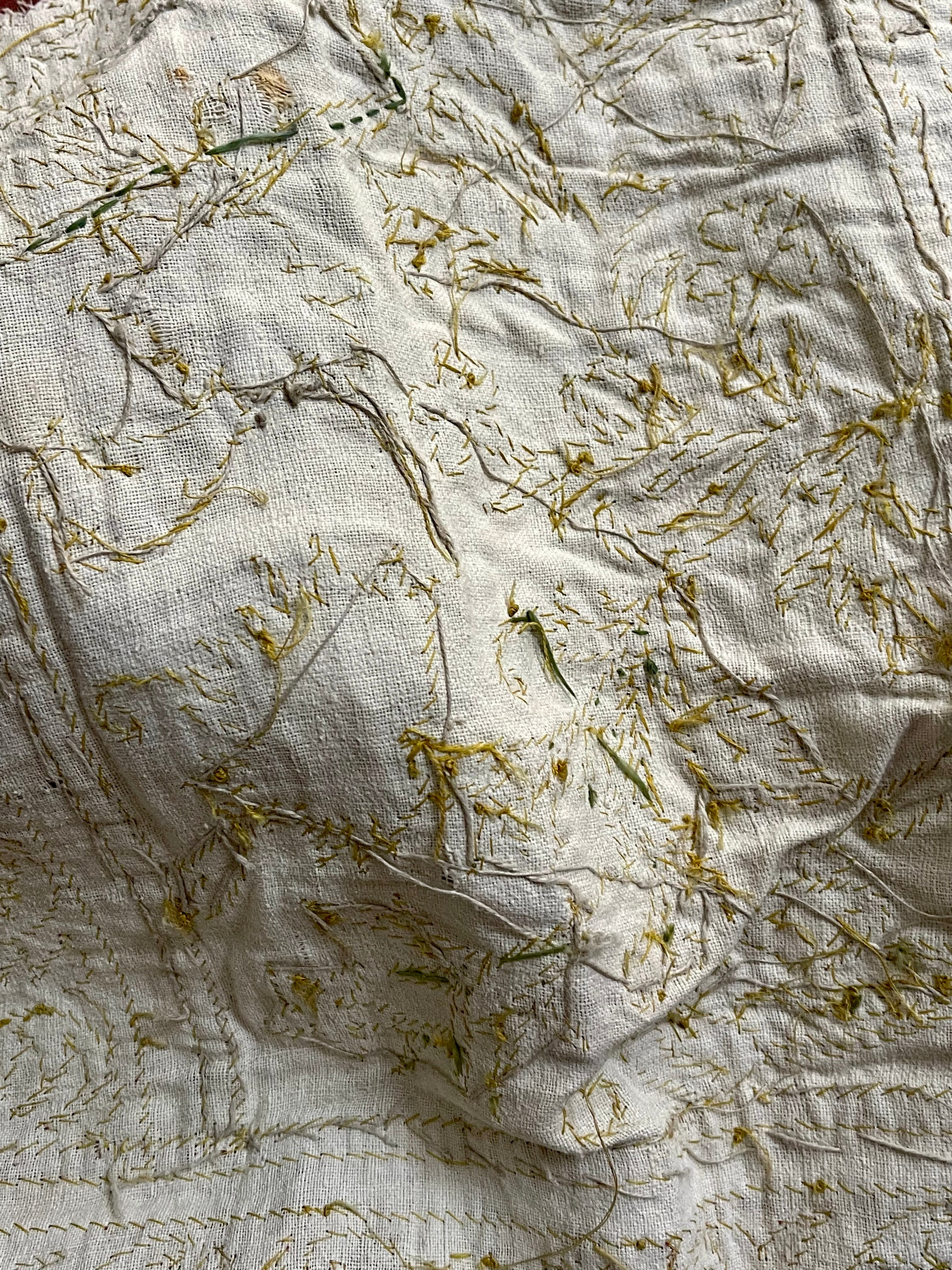 18th Century Embroidered Silk Velvet