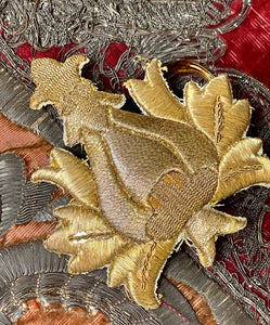 19th Century French Goldwork Applique