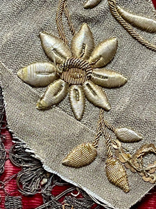 Antique Gold Silver Metallic Applique Project Group
