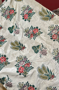 18th Century Silk Brocade Costume Panel