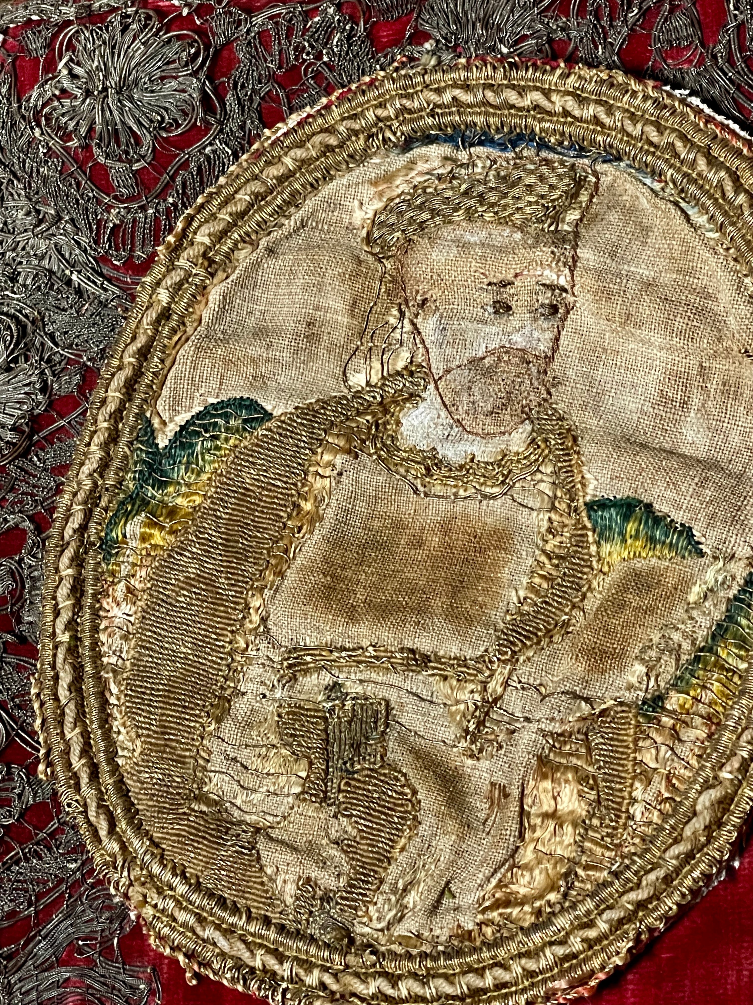 Medieval Needlework Portrait