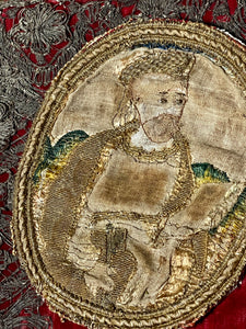 Medieval Needlework Portrait