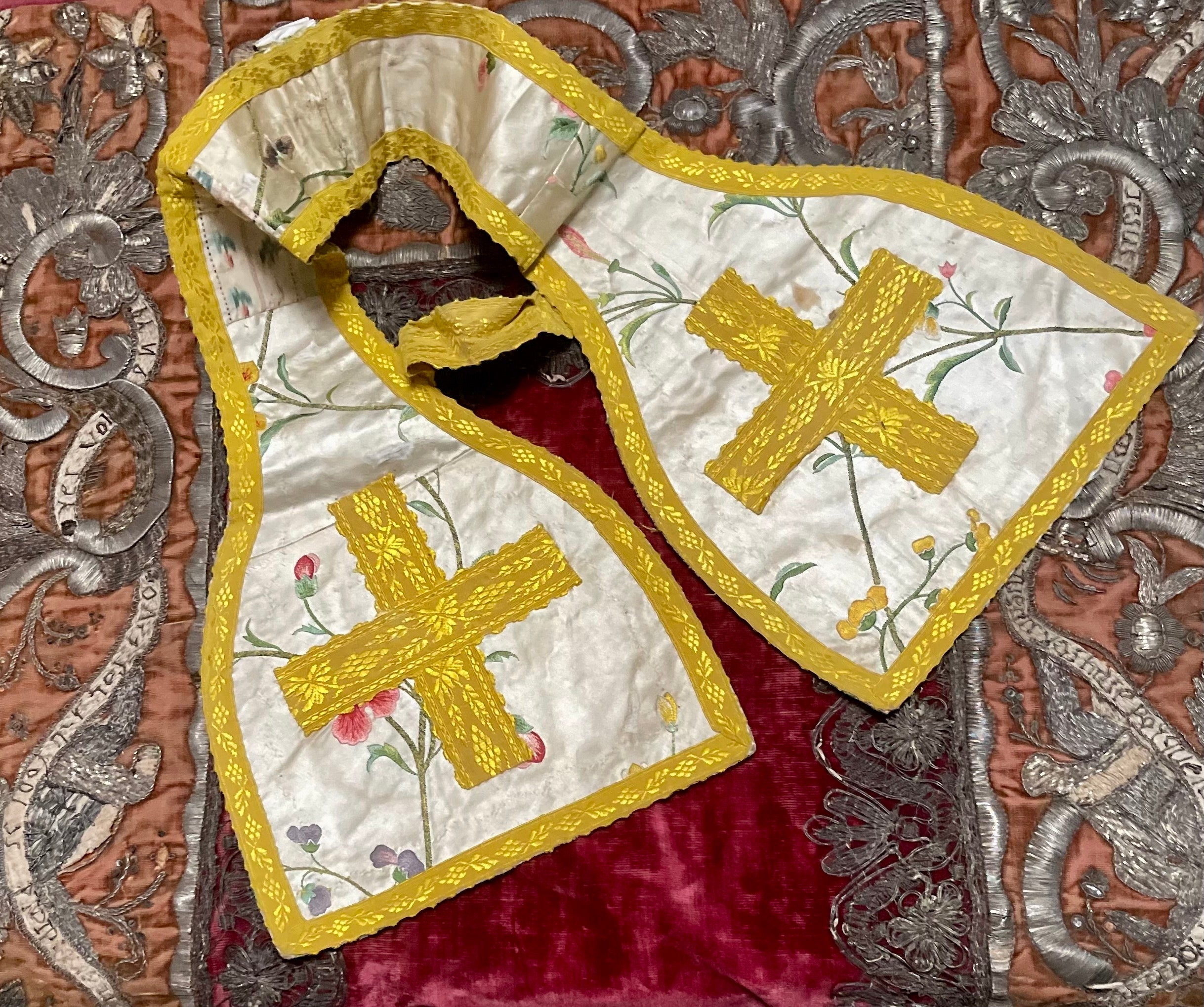 Antique Maniple Chinese Embroidered Silk