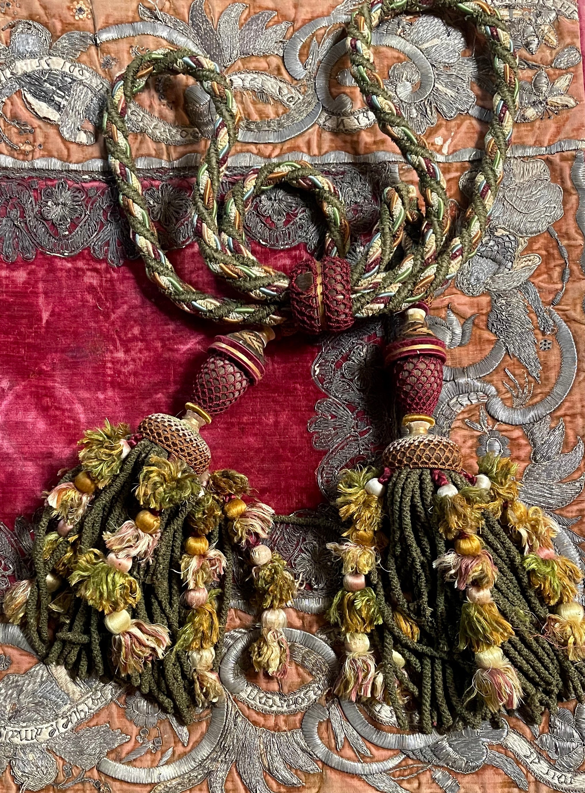Antique French Chateau Curtain Tiebacks