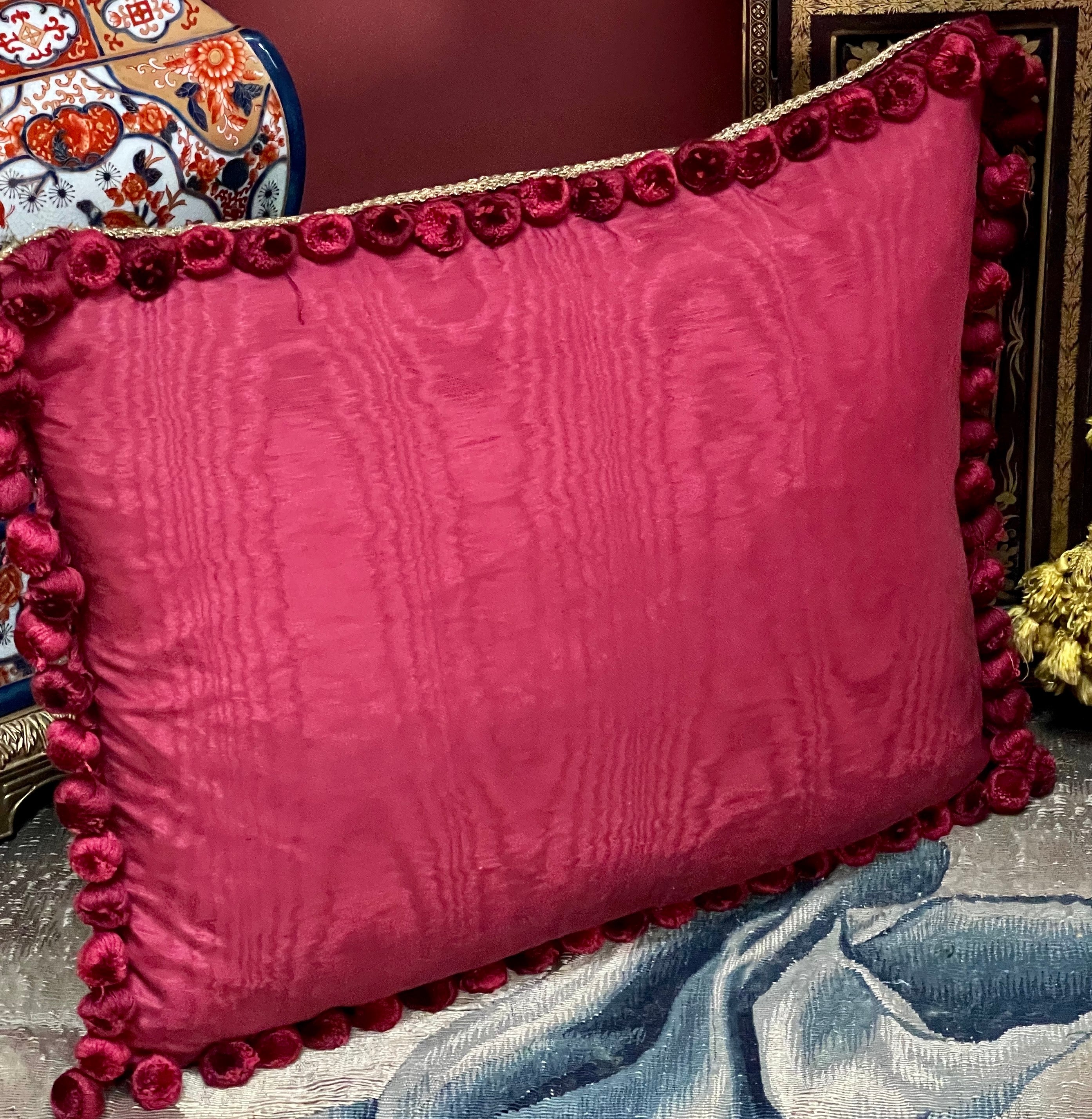 Bevilacqua Soprarizzo Silk Velvet Cushion