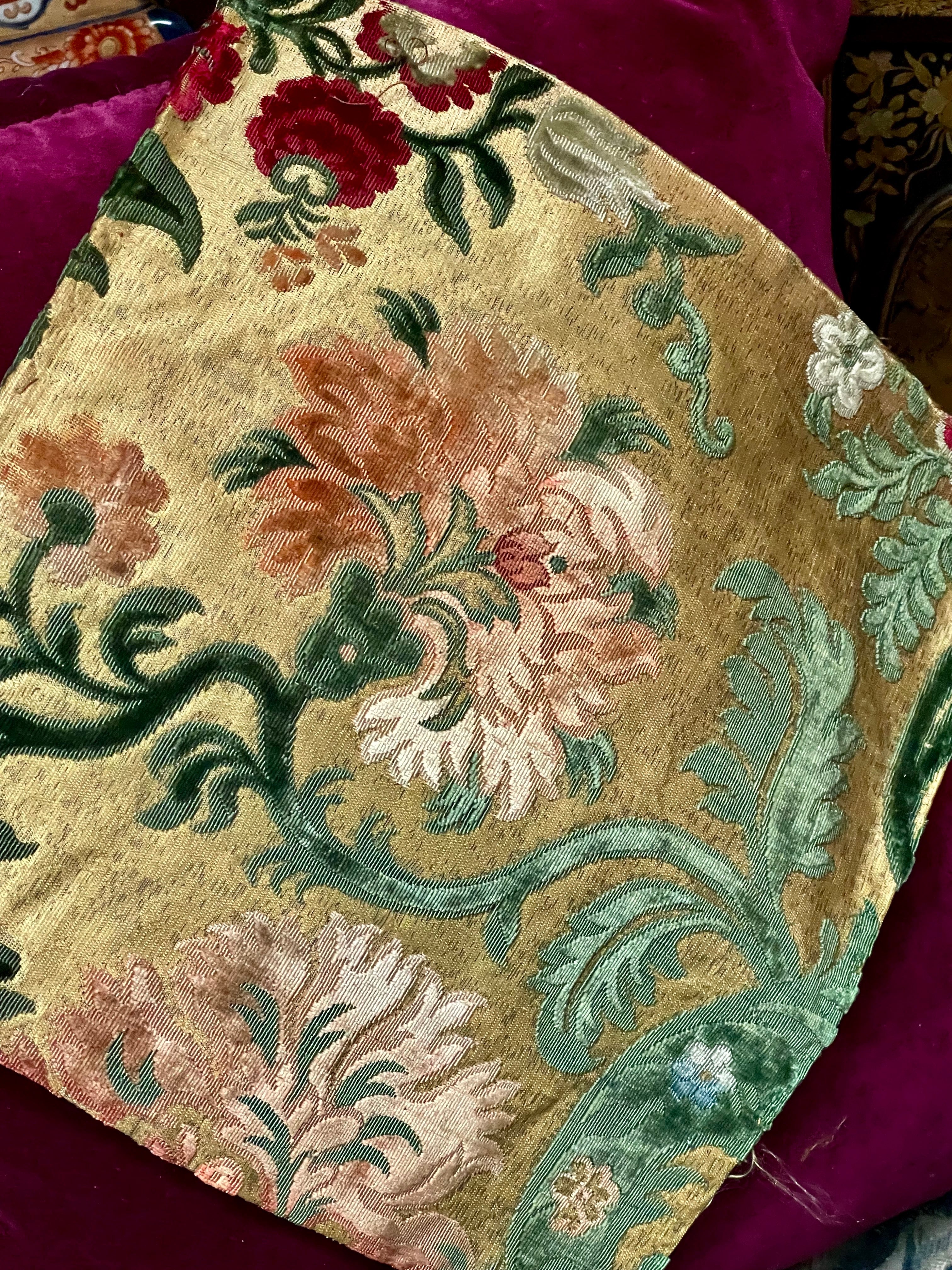 Antique Genoa Silk Velvet