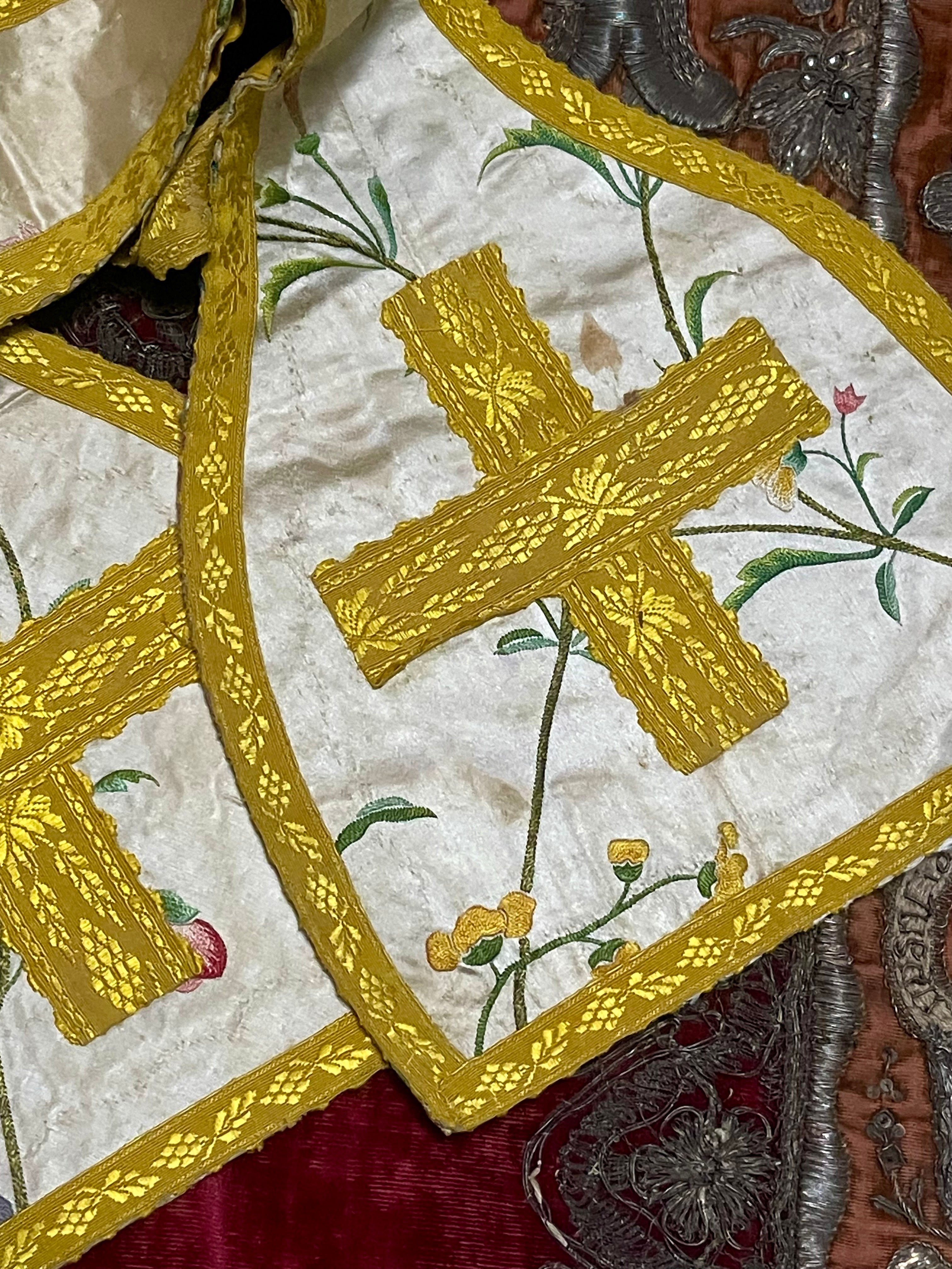 Antique Maniple Chinese Embroidered Silk