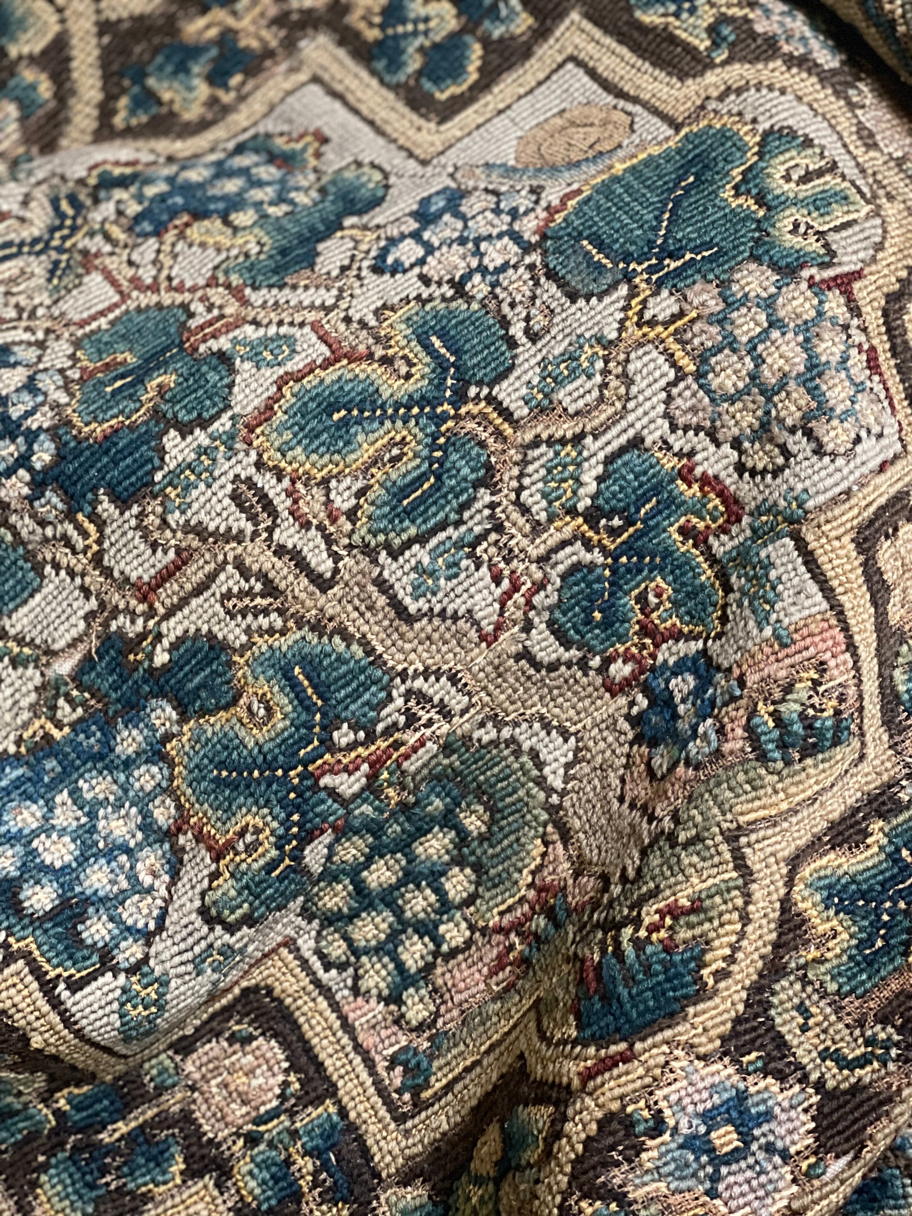 17th Century Needlework Table Carpet