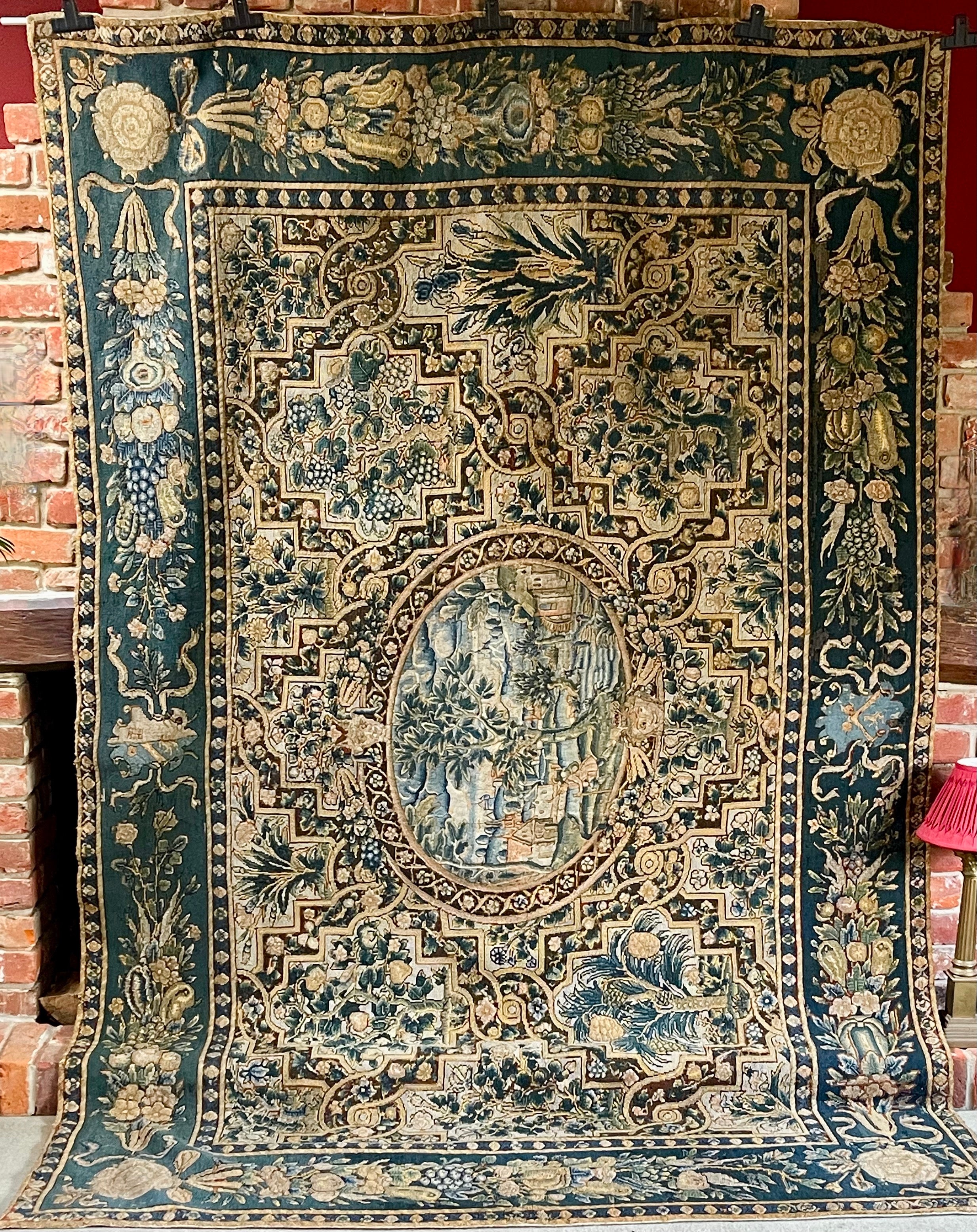 17th Century Needlework Table Carpet