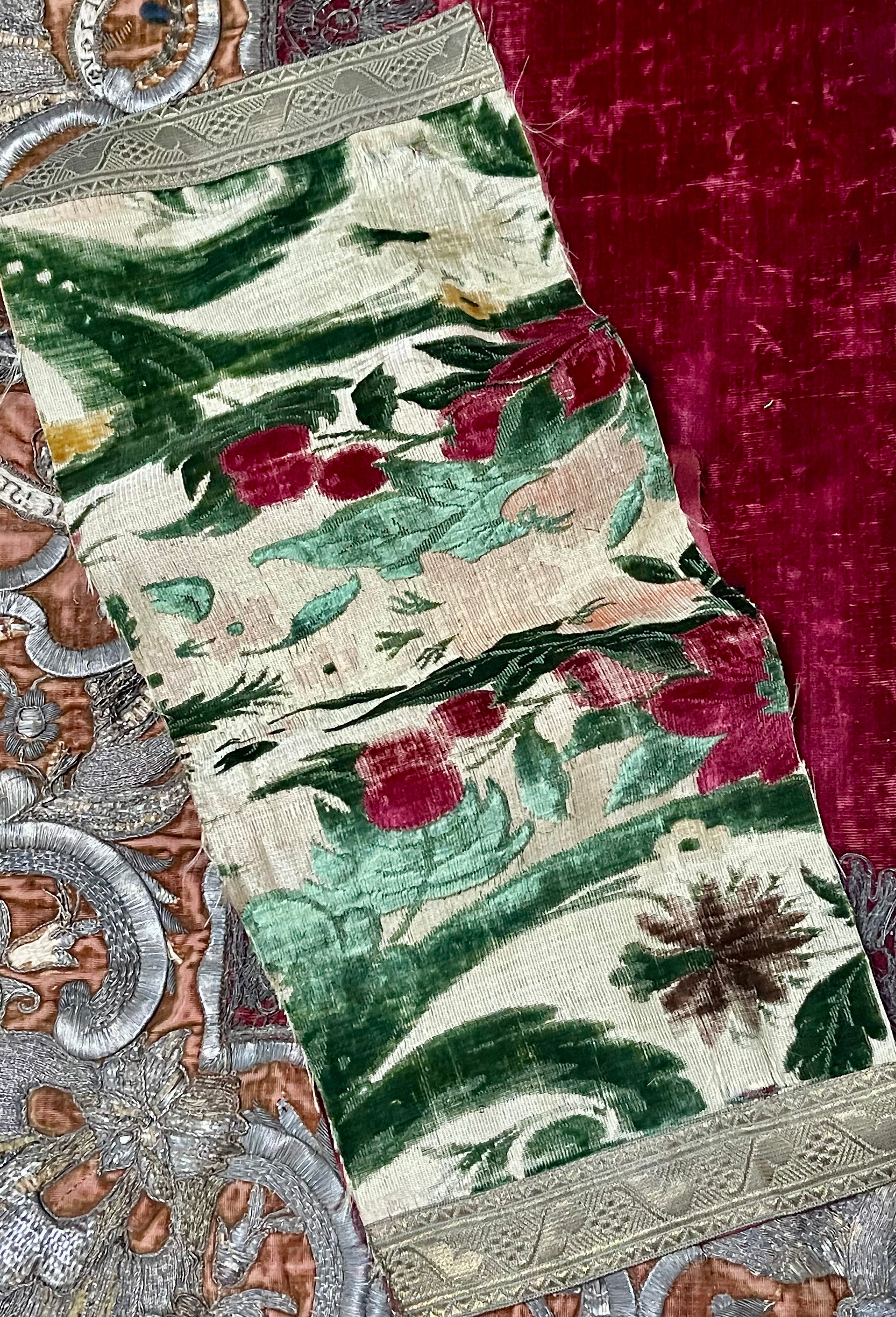 17th Century Genoa Silk Velvet
