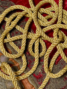 Gold Metallic Rope Braid 400cm long