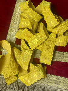 18th Century Silk Braid Acid Yellow