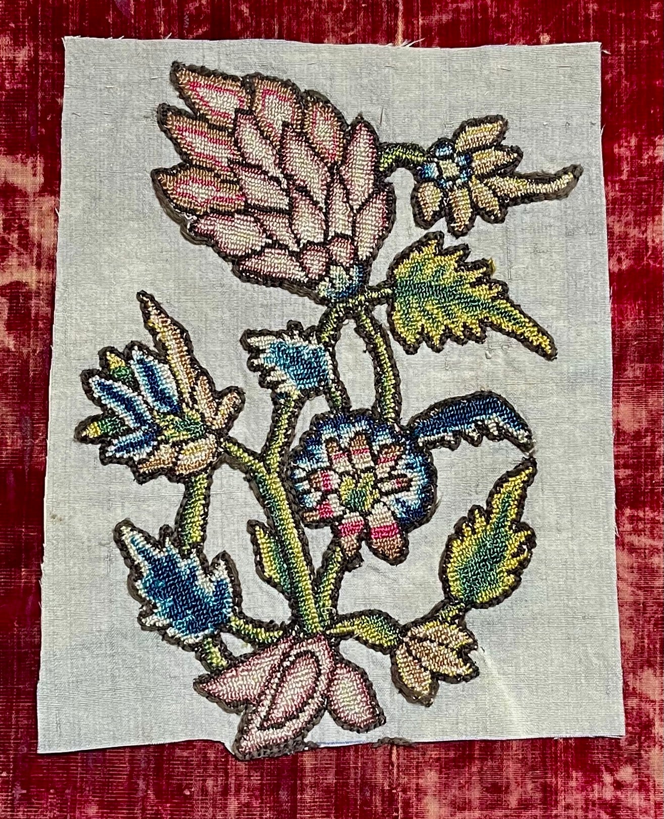 17th Century English Needlework Slip