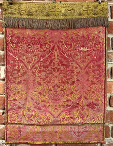 16th Century Silk Lampas Panel