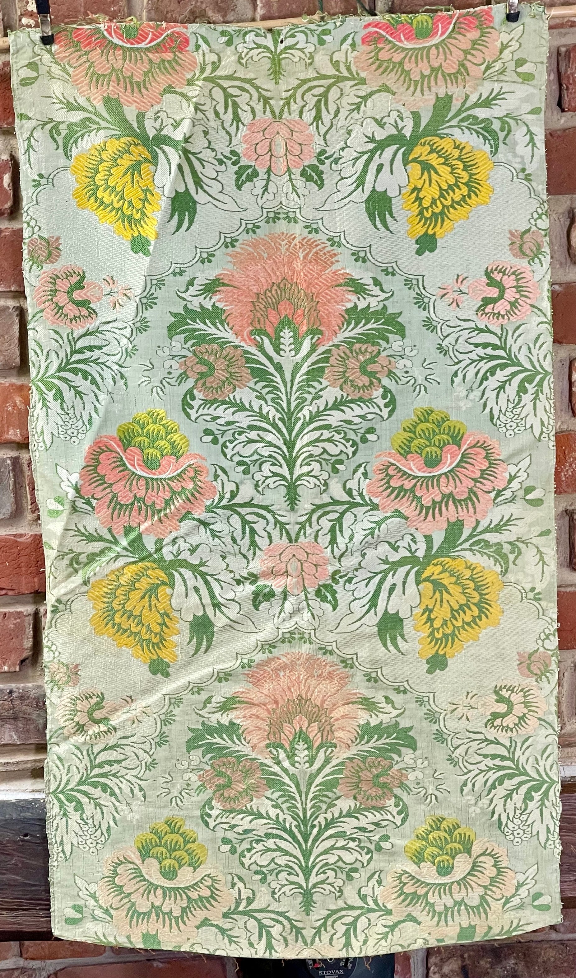 18th Century French Silk Brocade