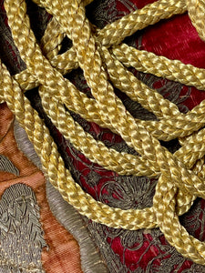 Gold Metallic Rope Braid 400cm long