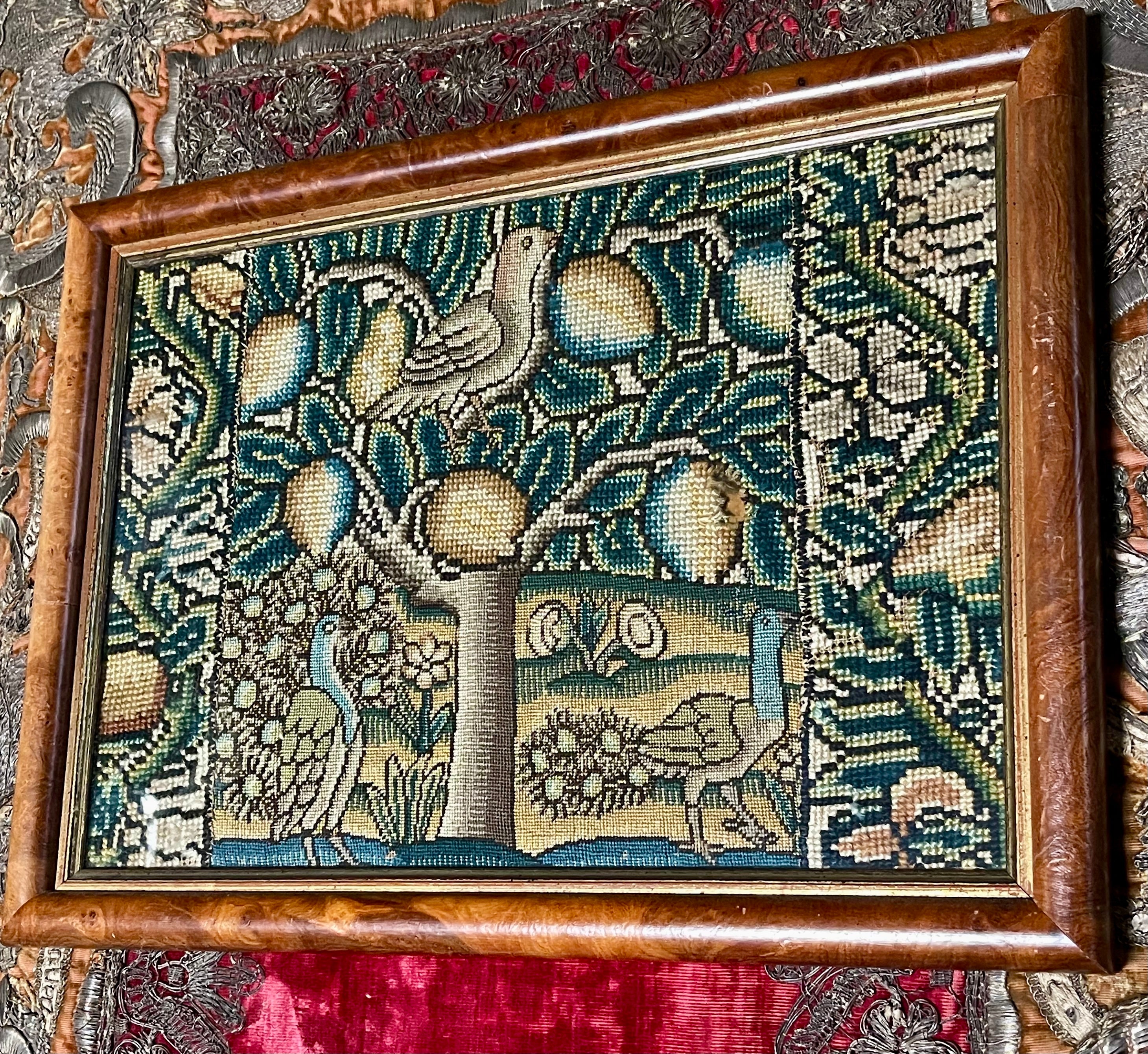 17th Century English Needlework Picture