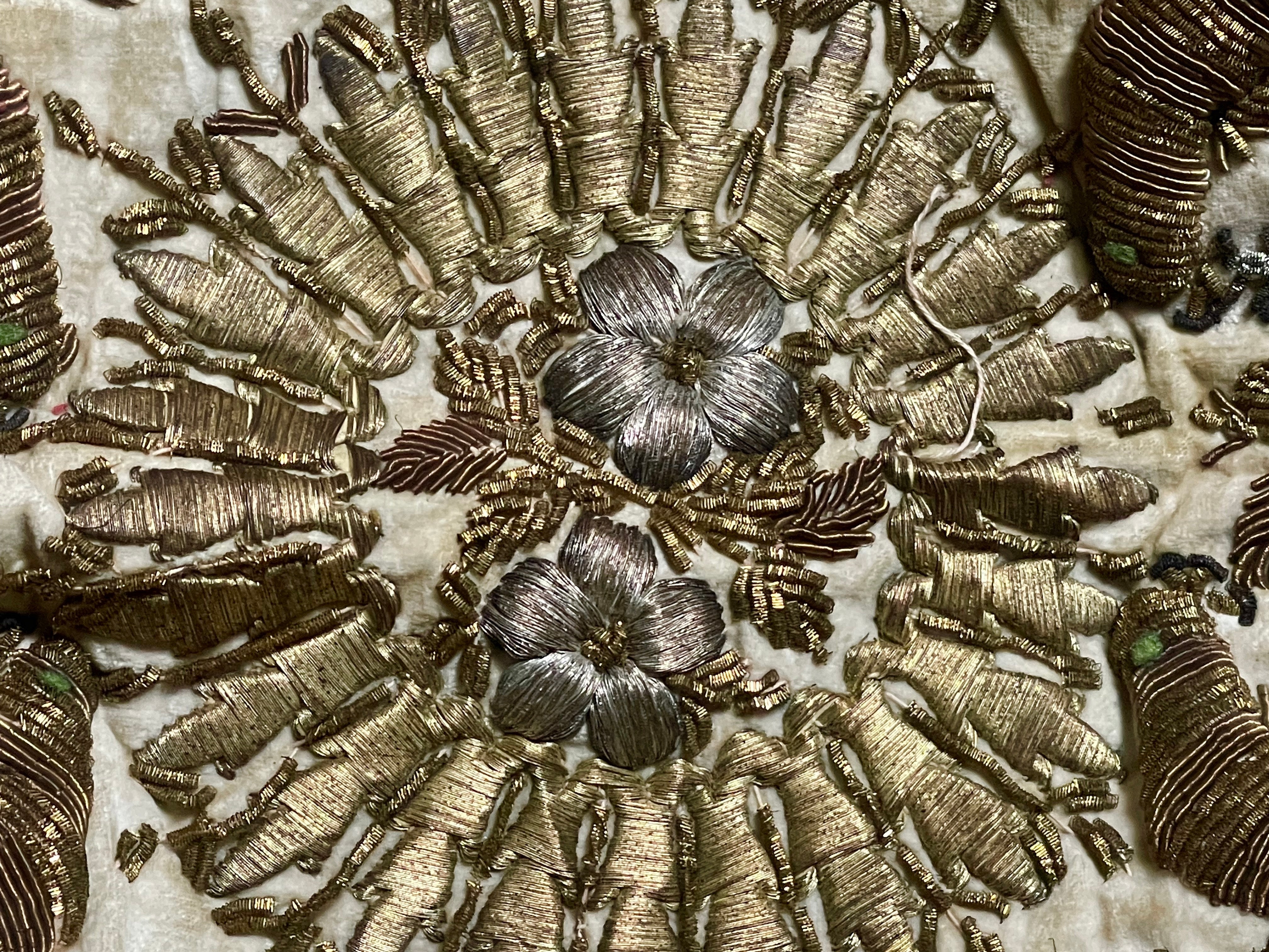 Antique Ottoman Gold Metal Embroidery