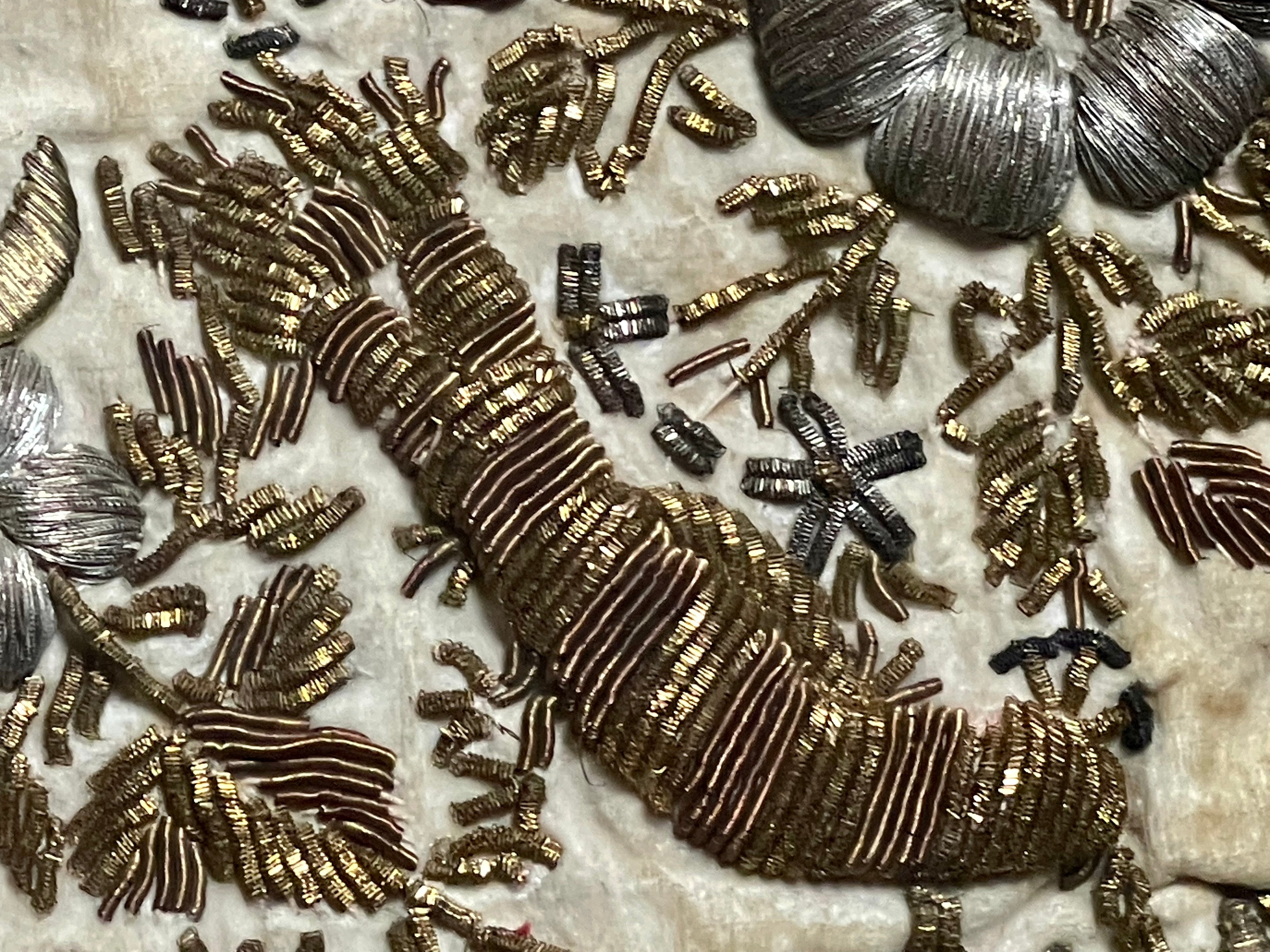 Antique Ottoman Gold Metal Embroidery