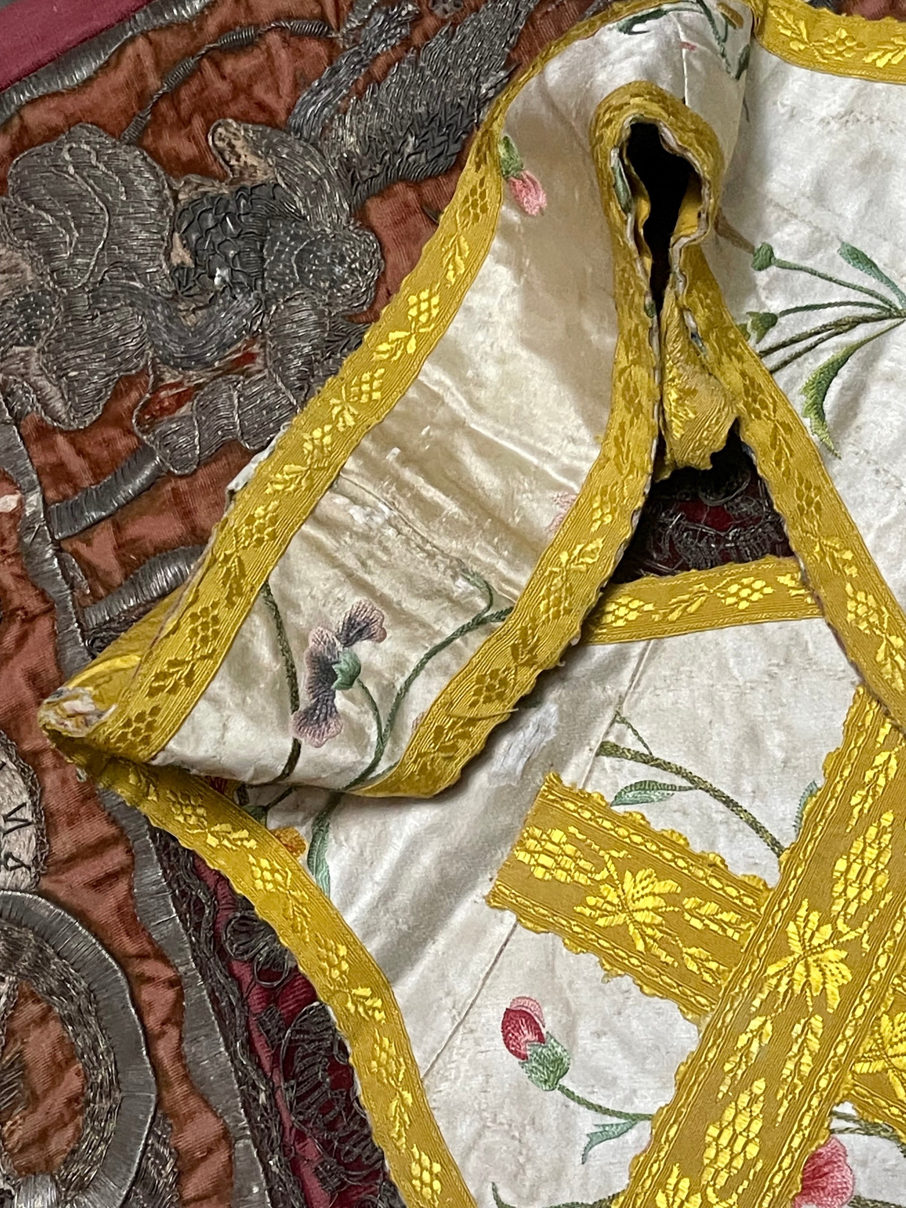 Antique Maniple Chinese Embroidered Silk