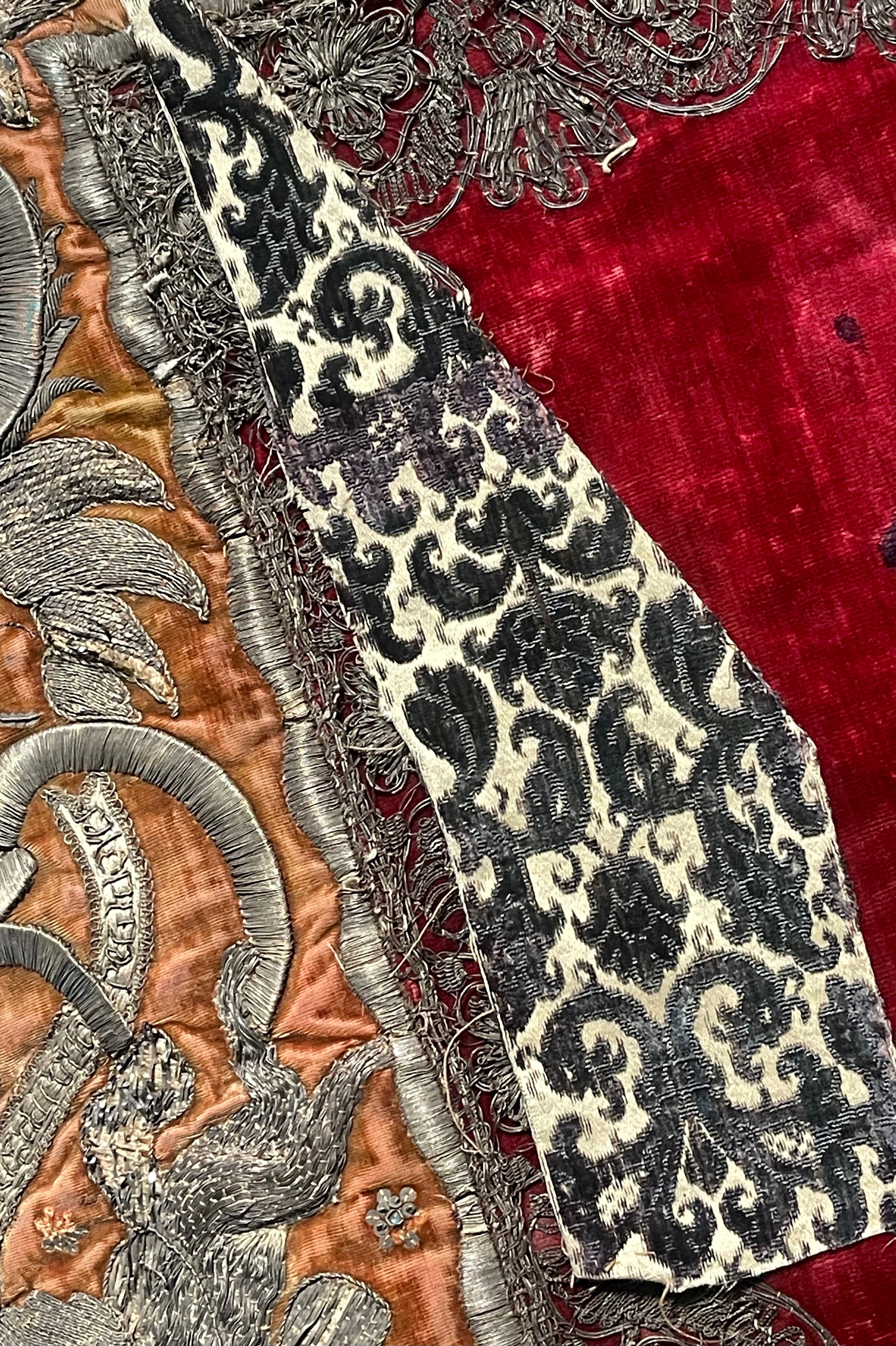 RESERVED FOR S  15th 16th Century Silk Velvet Fragments