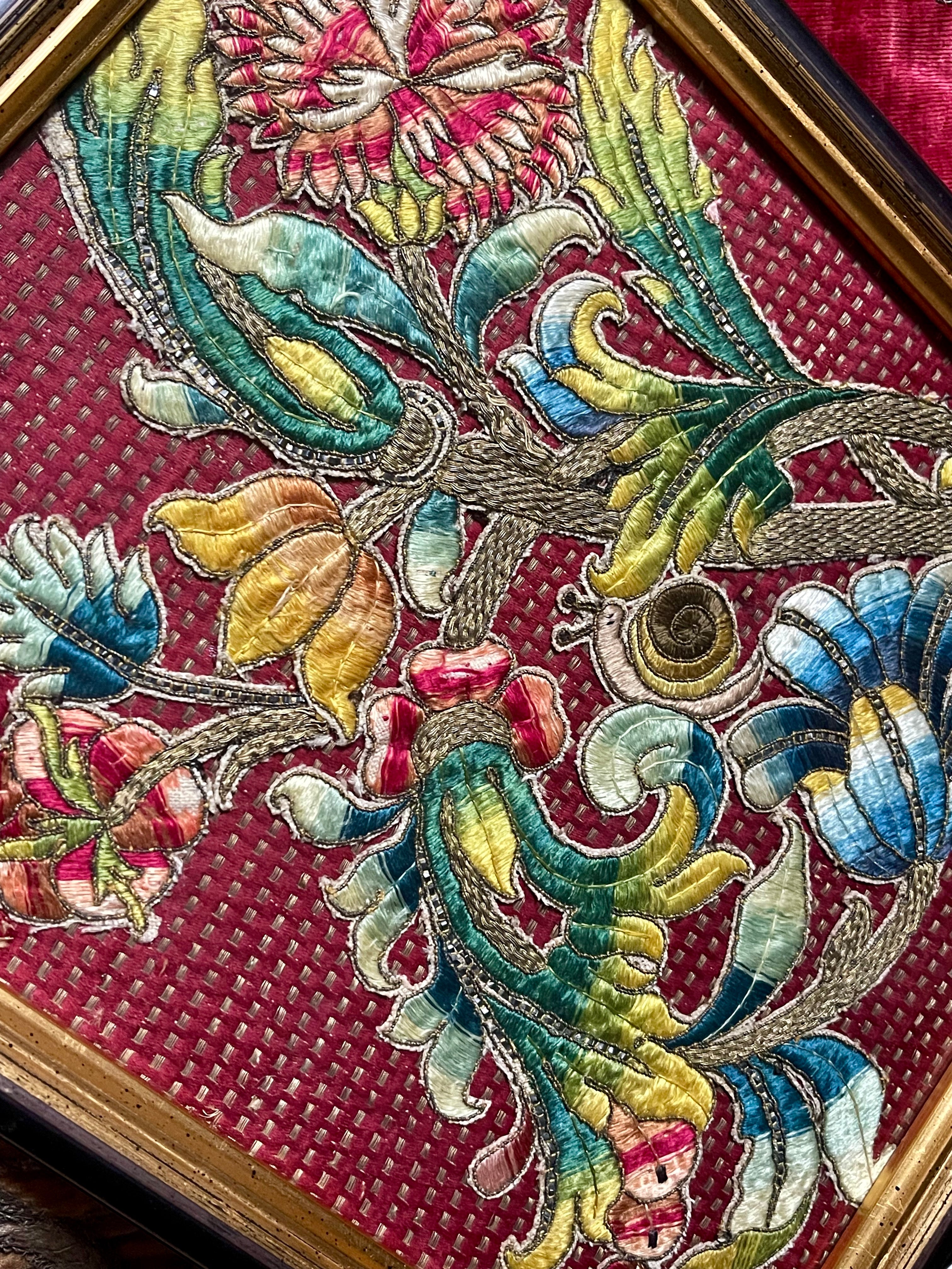 17th Century Italian Needlework Slips