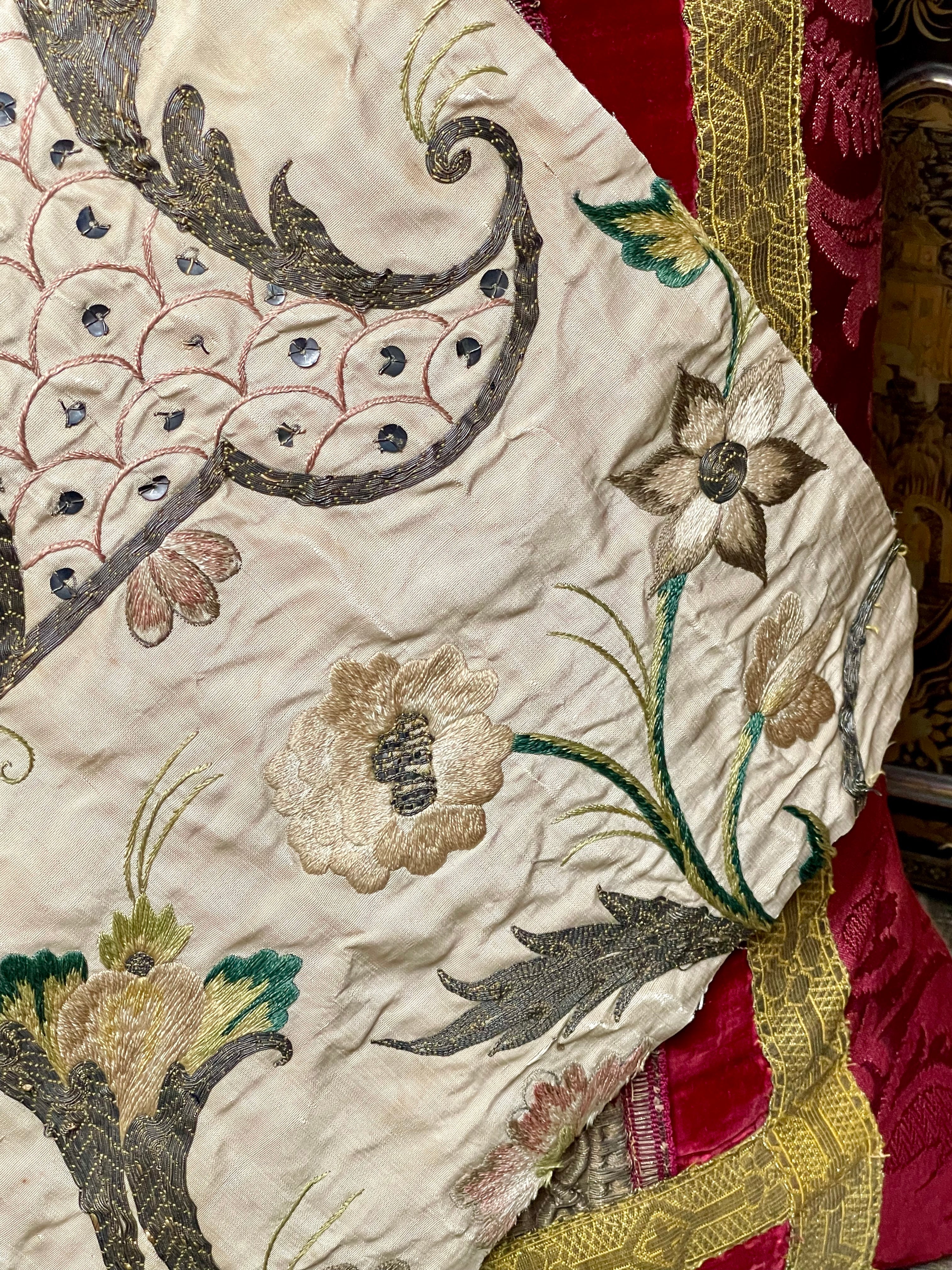 17th Century Embroidery Panel