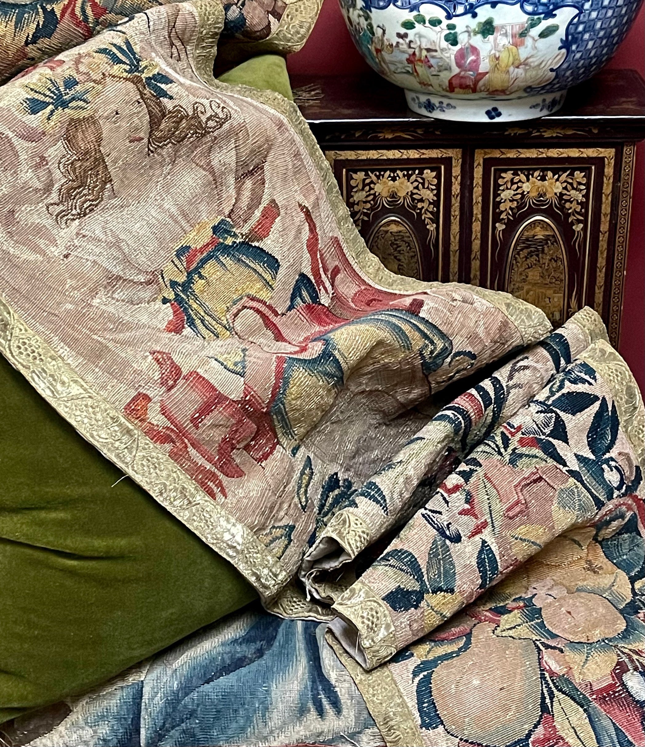 17th Century Flemish Tapestry Runner