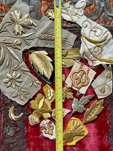Antique Gold Silver Metallic Applique Project Group
