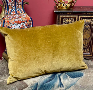 Antique Pillow 16th Century Embroidery Roundel St Peter