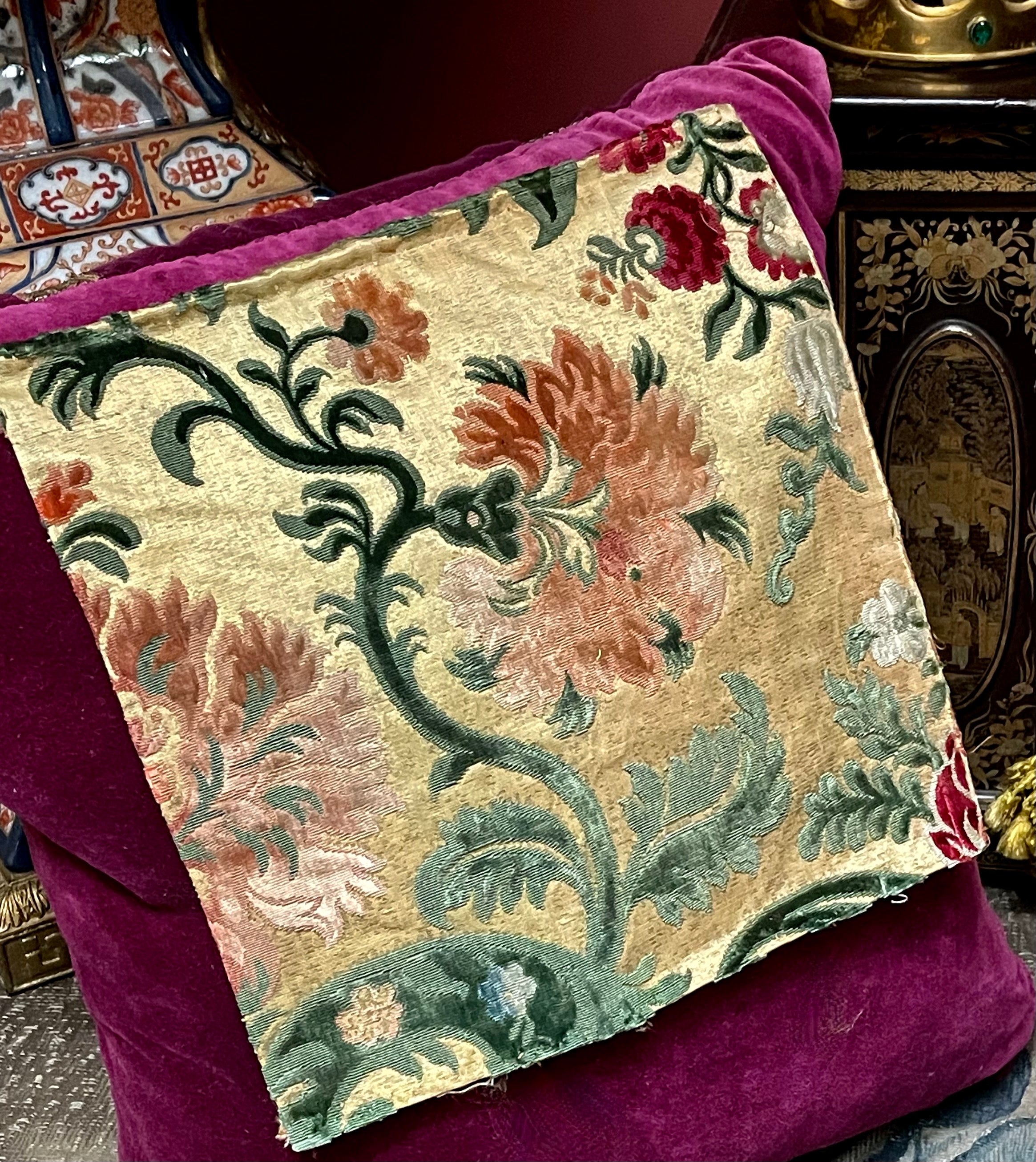 Antique Genoa Silk Velvet