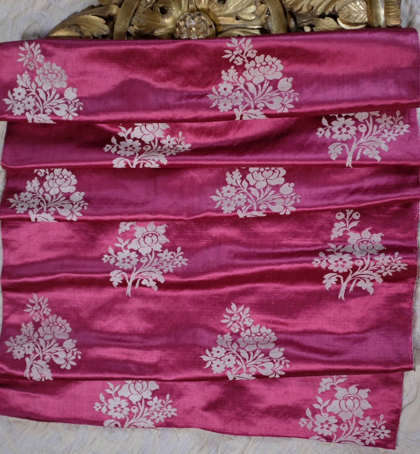 18th Century Lyon Silk Brocade